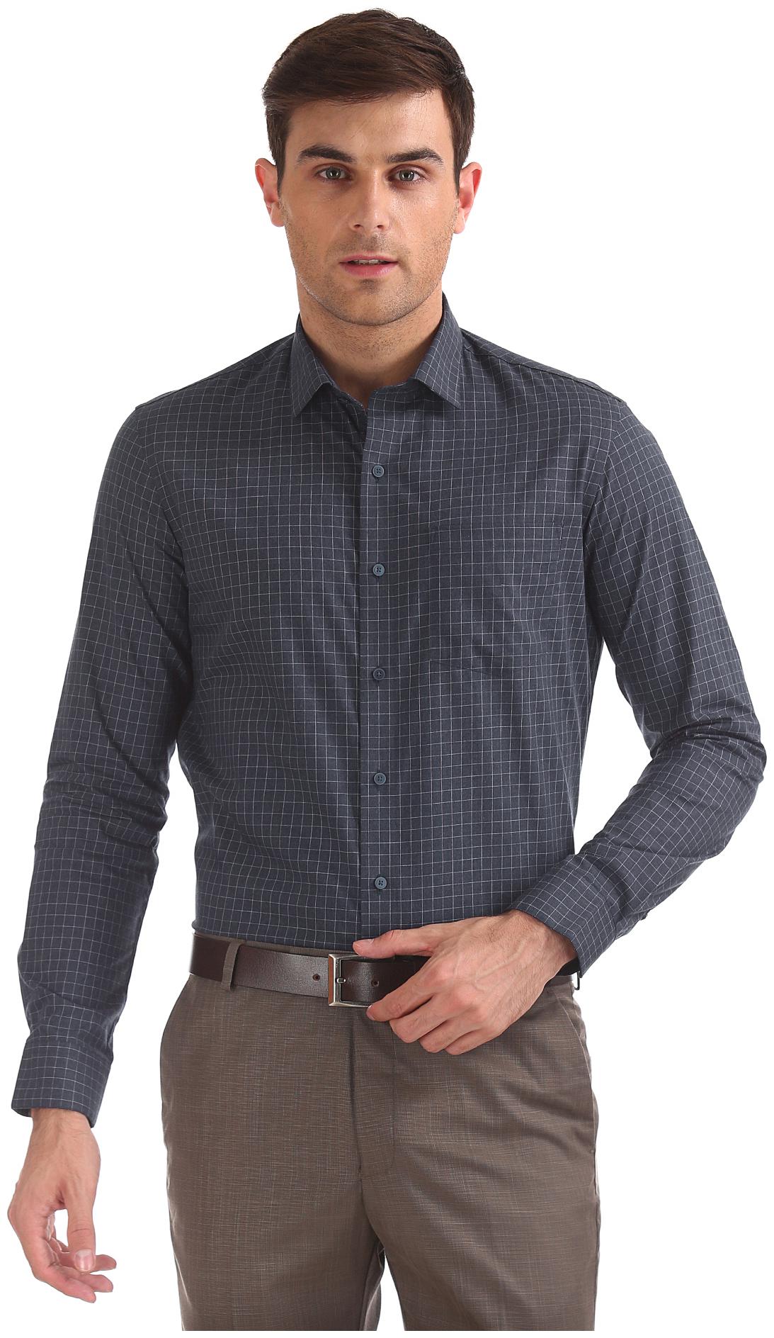 

Arrow Men Slim fit Formal Shirt - Blue