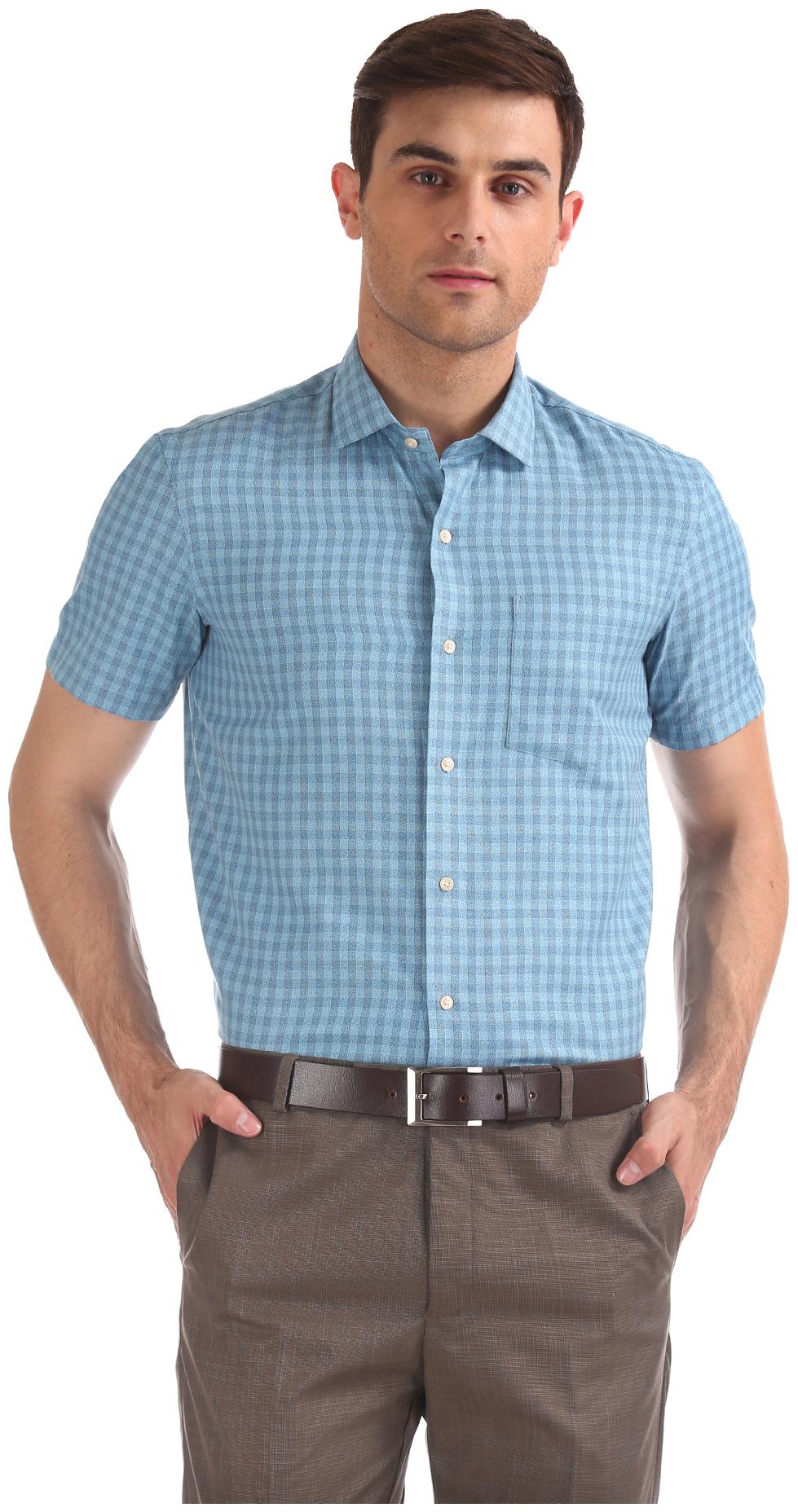 

Arrow Men Slim fit Formal Shirt - Blue