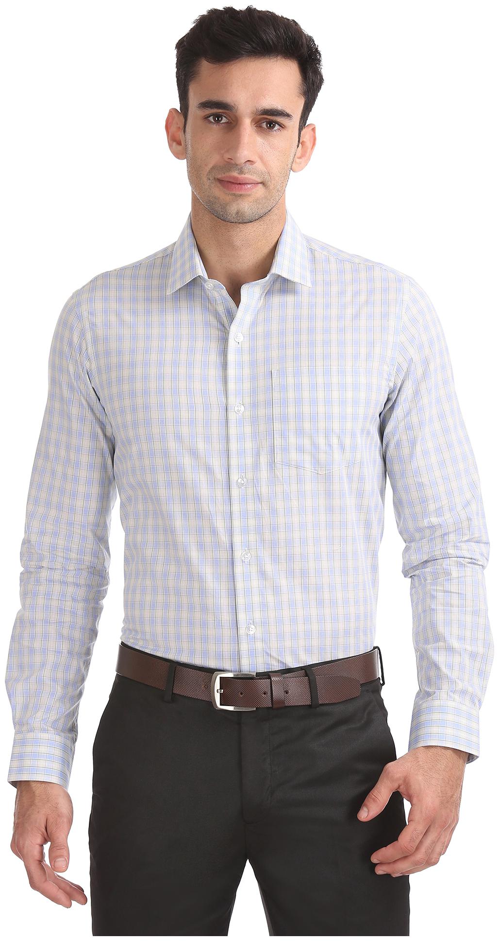

Arrow Men Slim fit Formal Shirt - Green