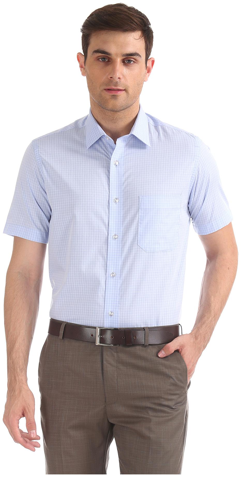 

Arrow Men Regular fit Formal Shirt - Blue