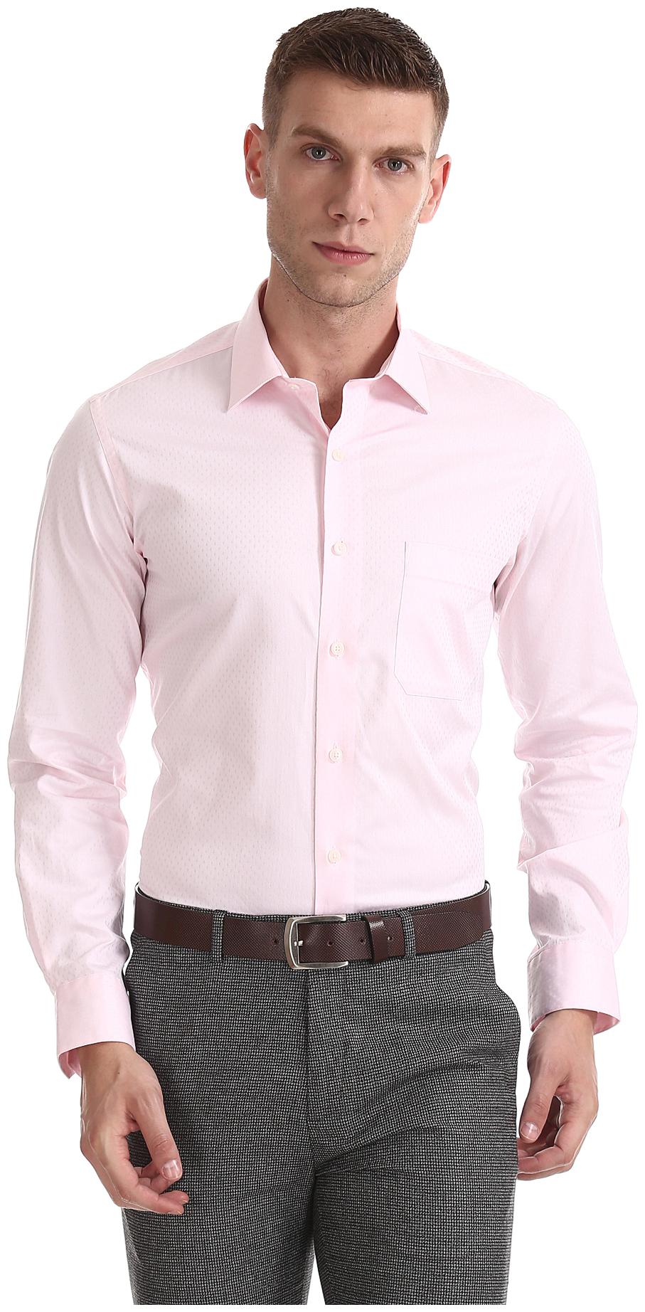 

Arrow Men Regular fit Formal Shirt - Pink