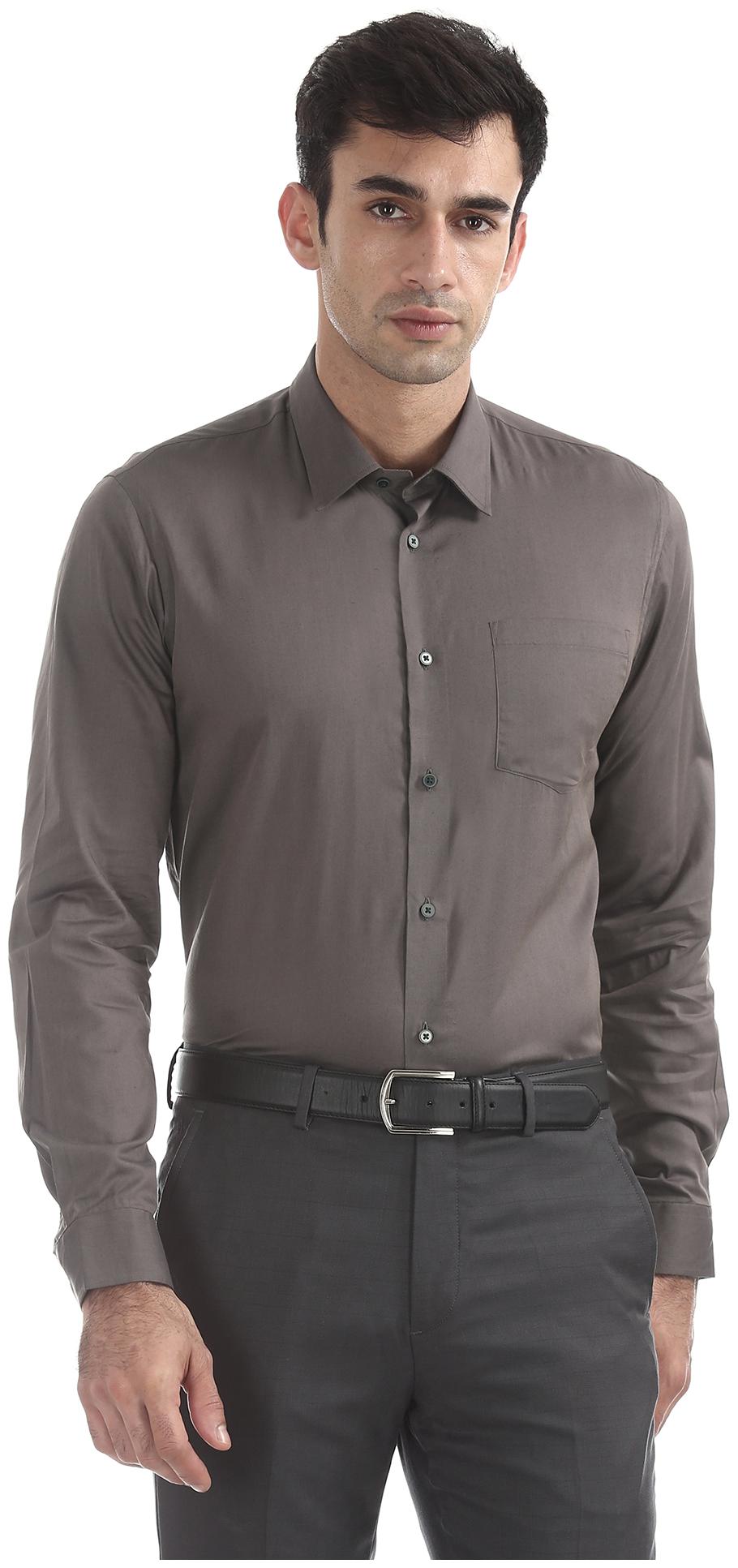 

Arrow Men Slim fit Formal Shirt - Grey