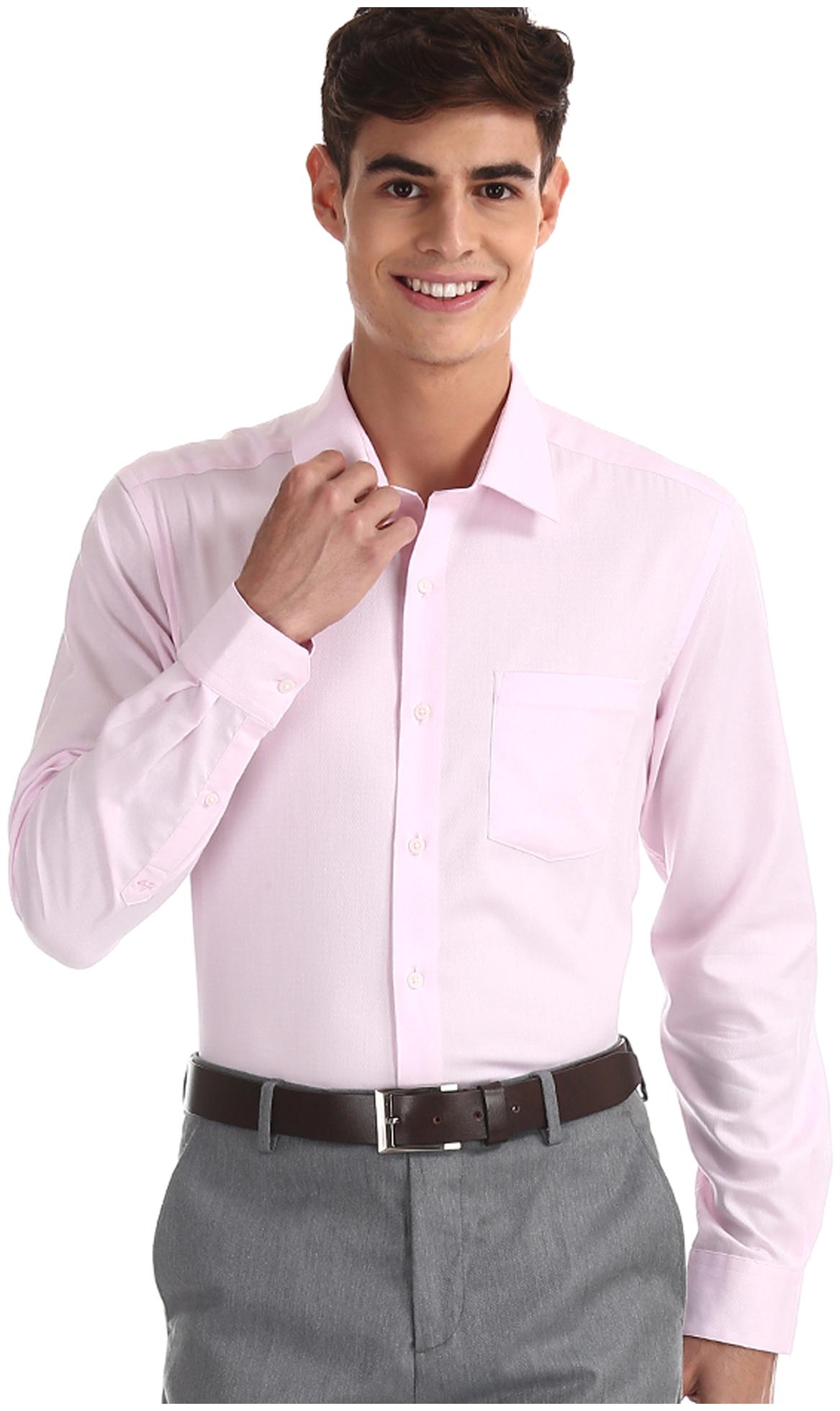 

Arrow Men Slim fit Formal Shirt - Pink