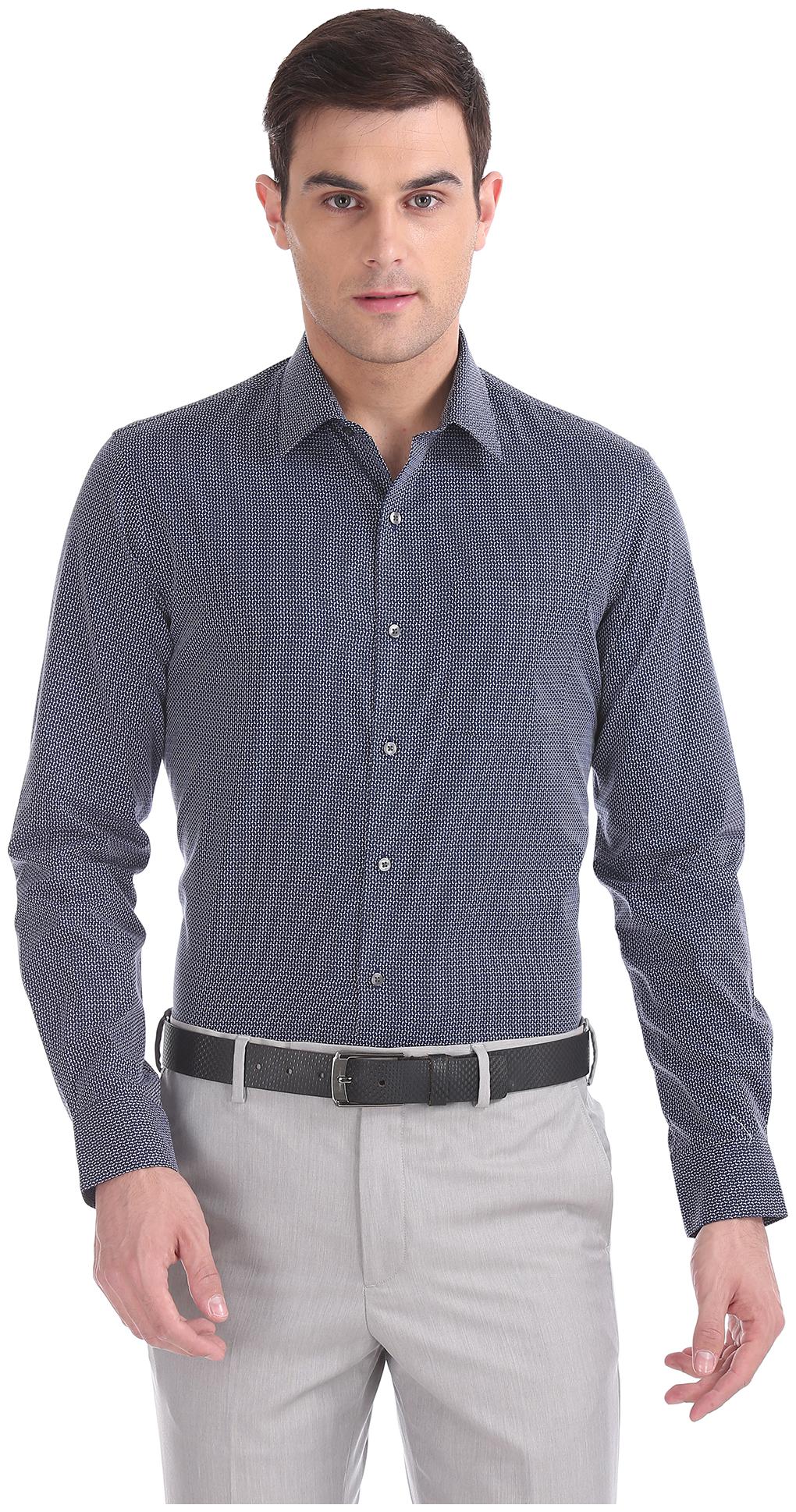 

Arrow Men Slim fit Formal Shirt - Blue