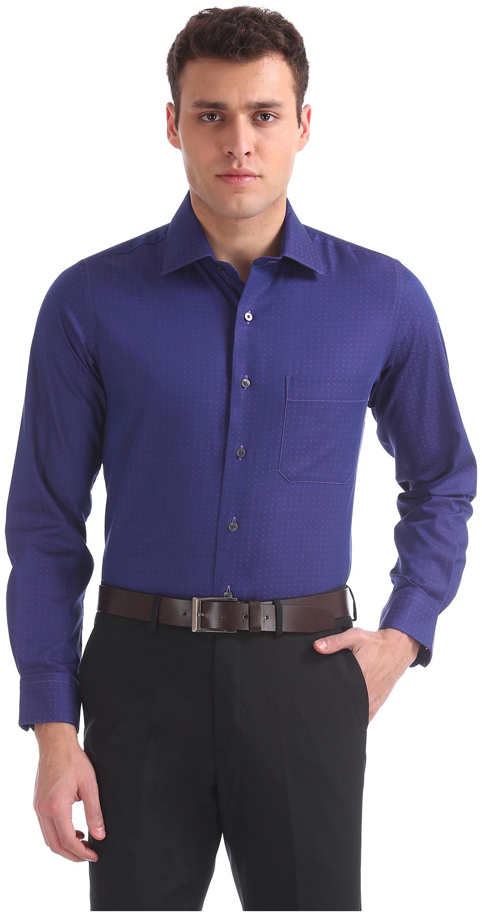

Arrow Men Regular fit Formal Shirt - Blue