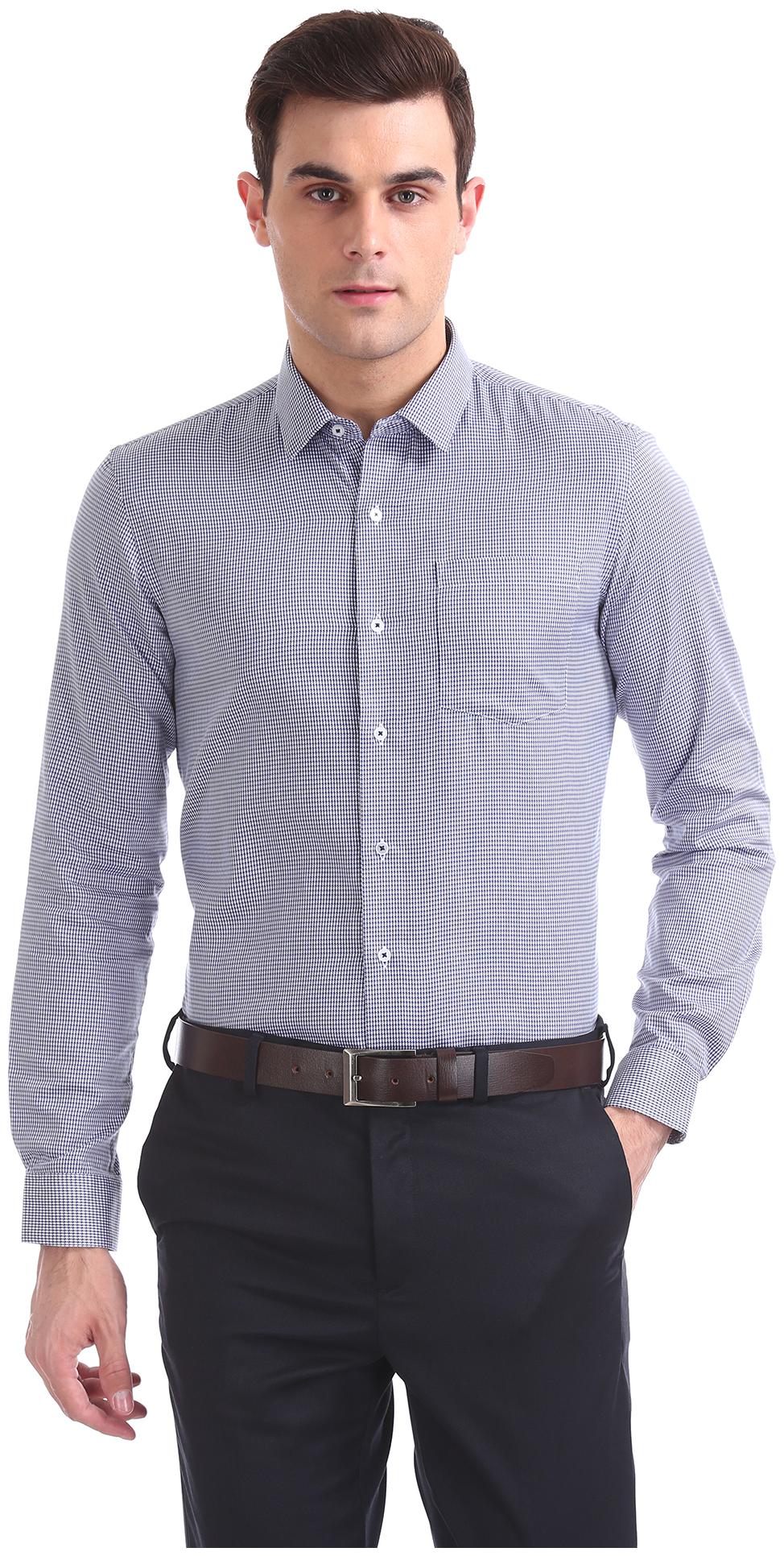 

Arrow Men Slim fit Formal Shirt - Blue