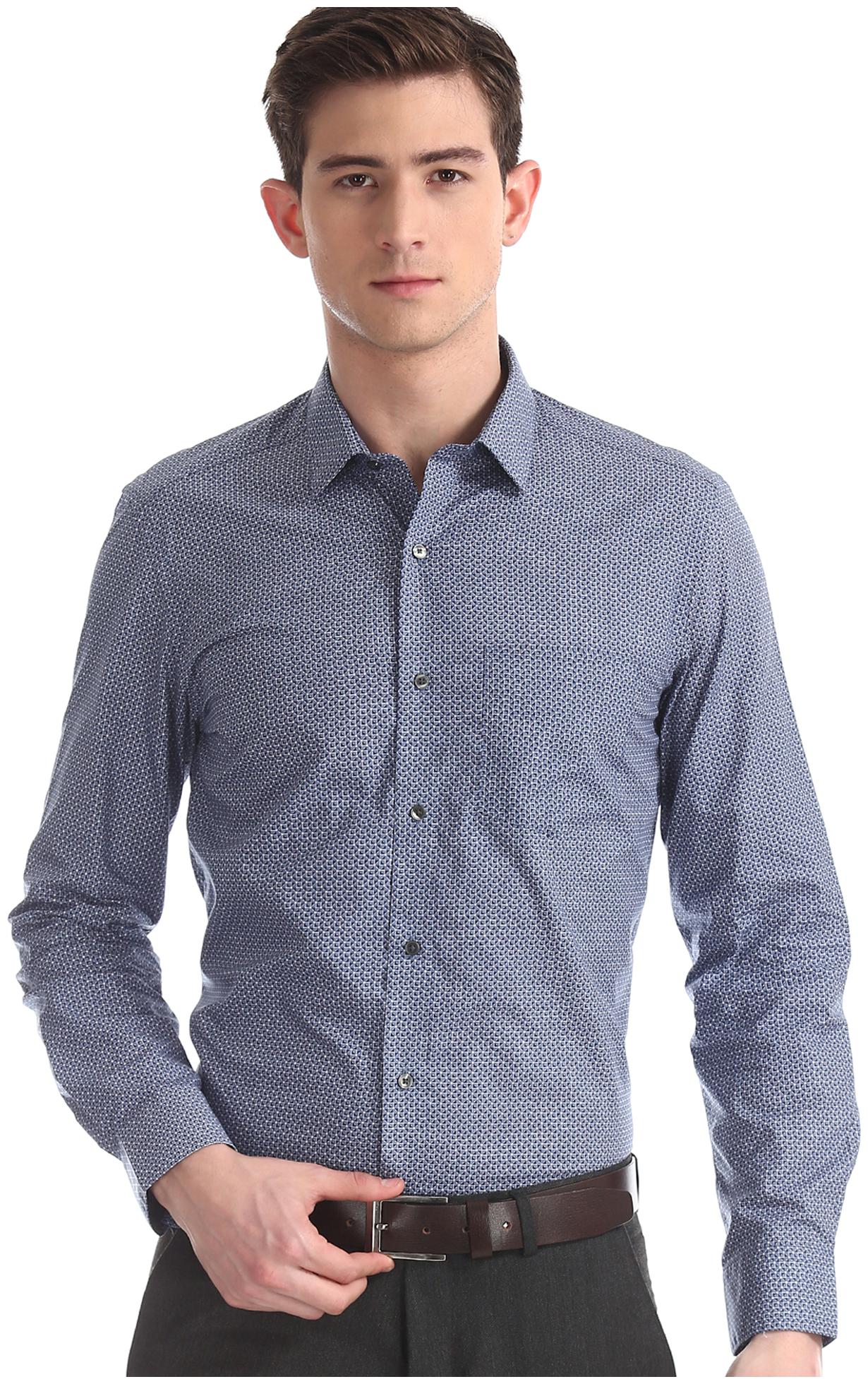 

Arrow Men Slim fit Formal Shirt - Blue