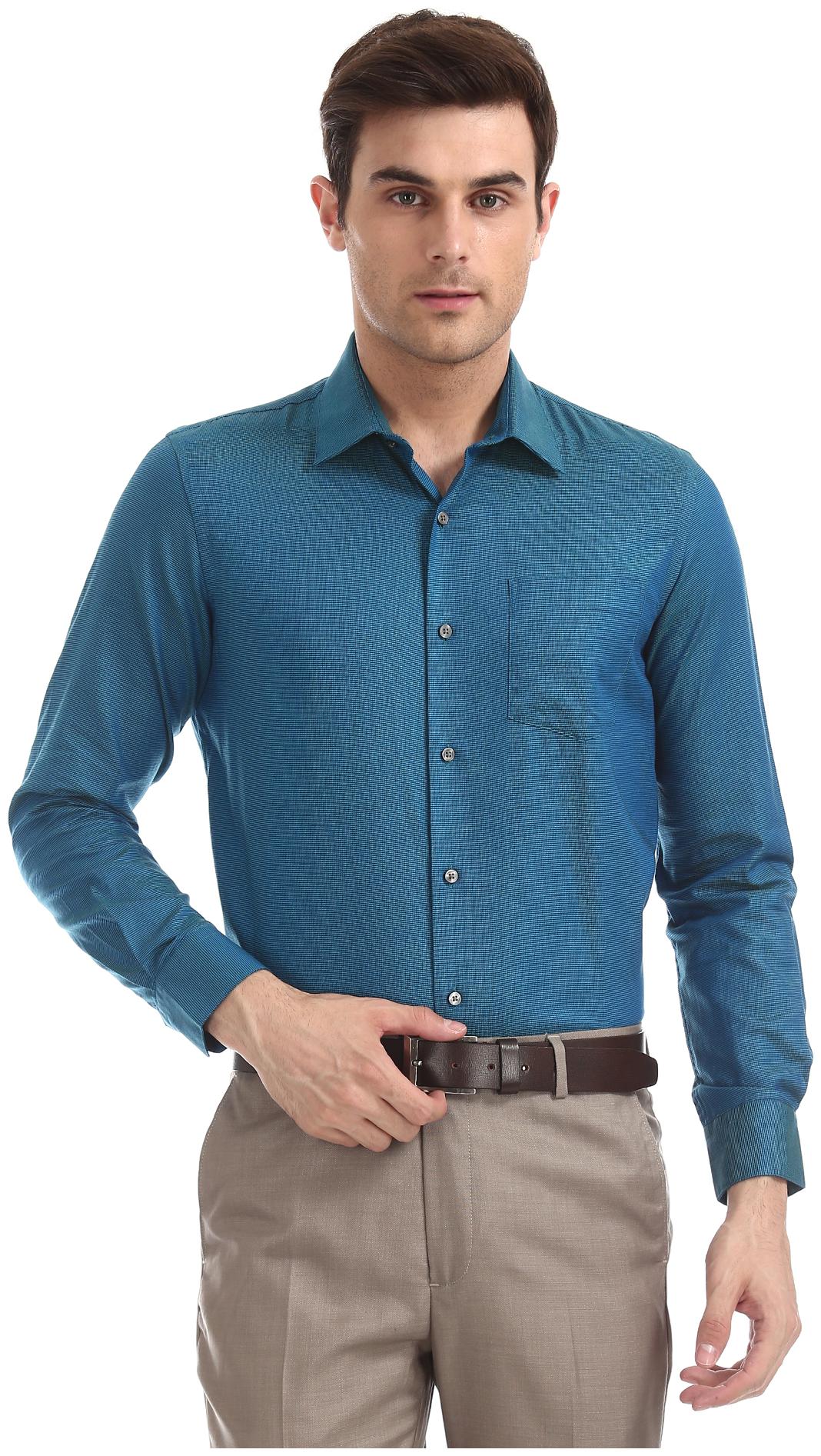 

Arrow Men Slim fit Formal Shirt - Blue