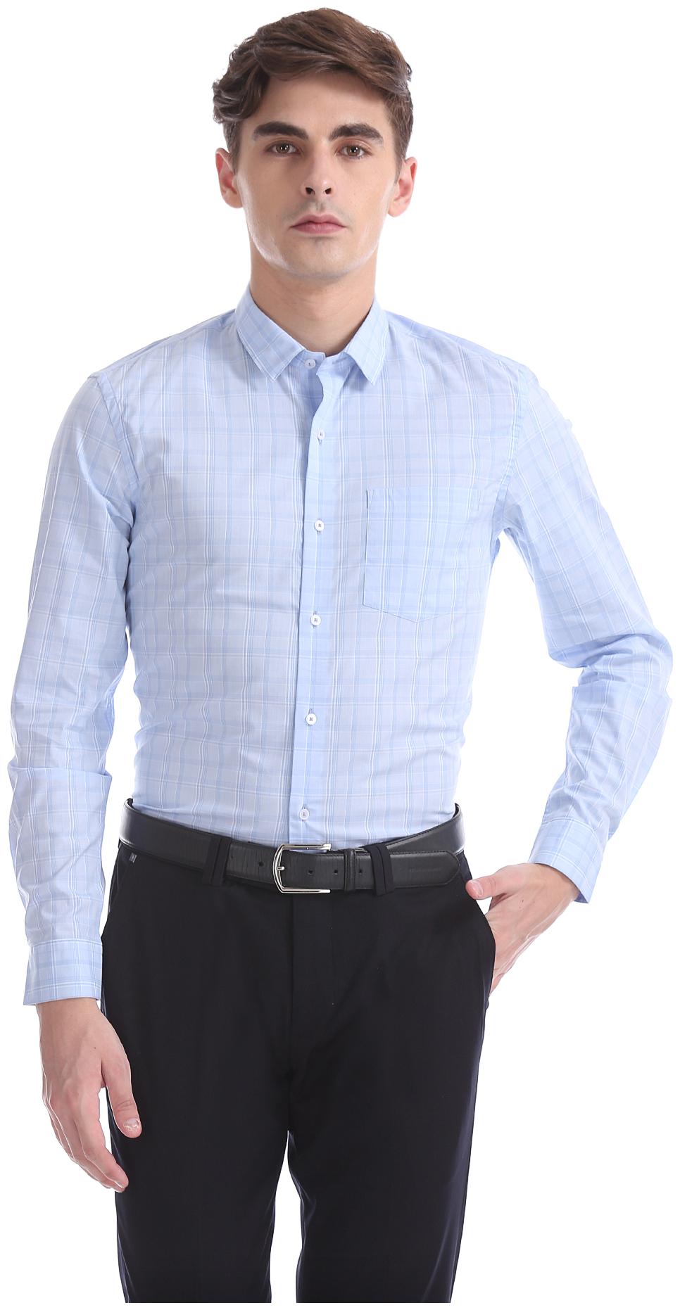

Arrow Men Regular fit Formal Shirt - Blue