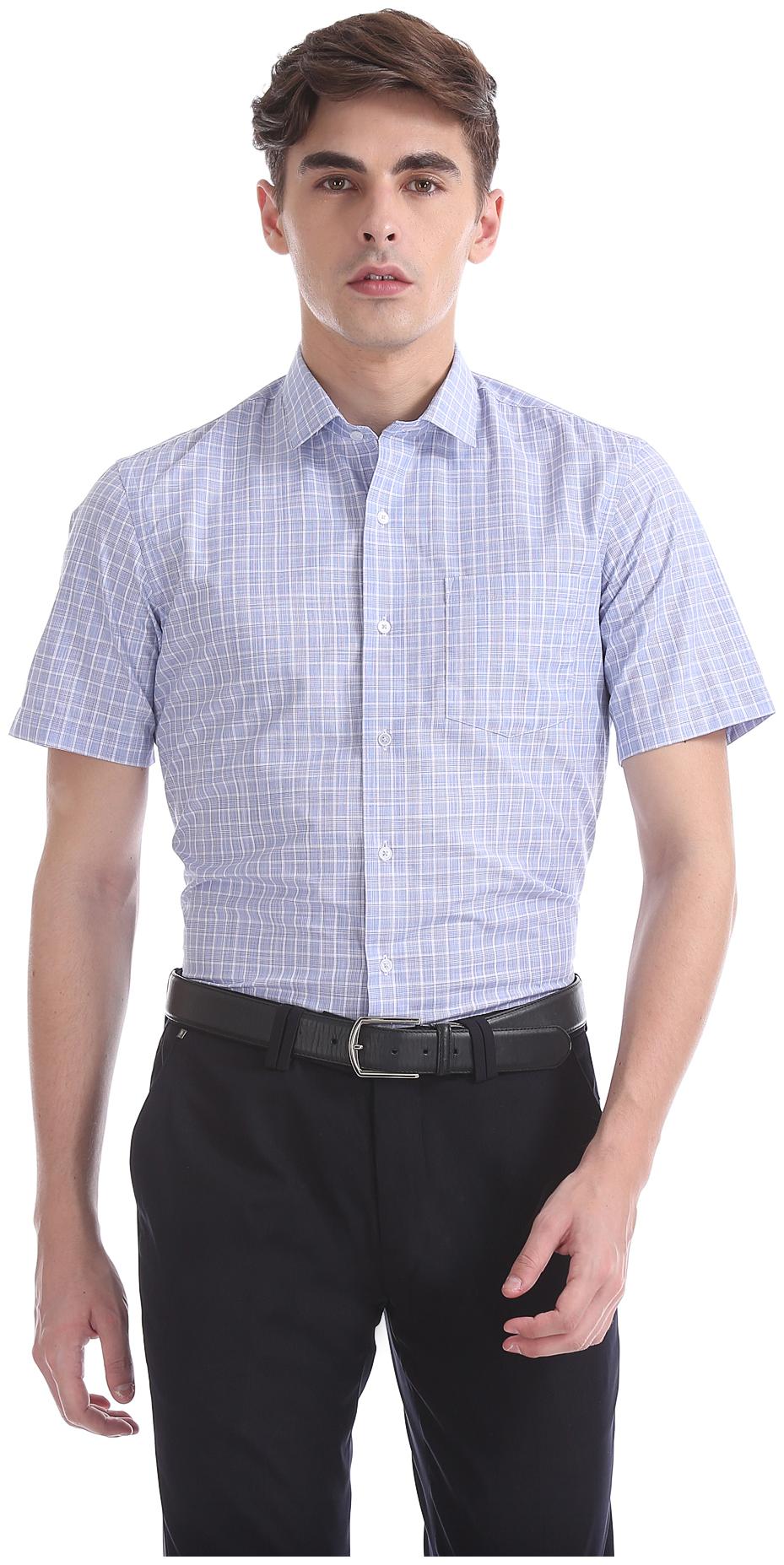 

Arrow Men Regular fit Formal Shirt - Blue