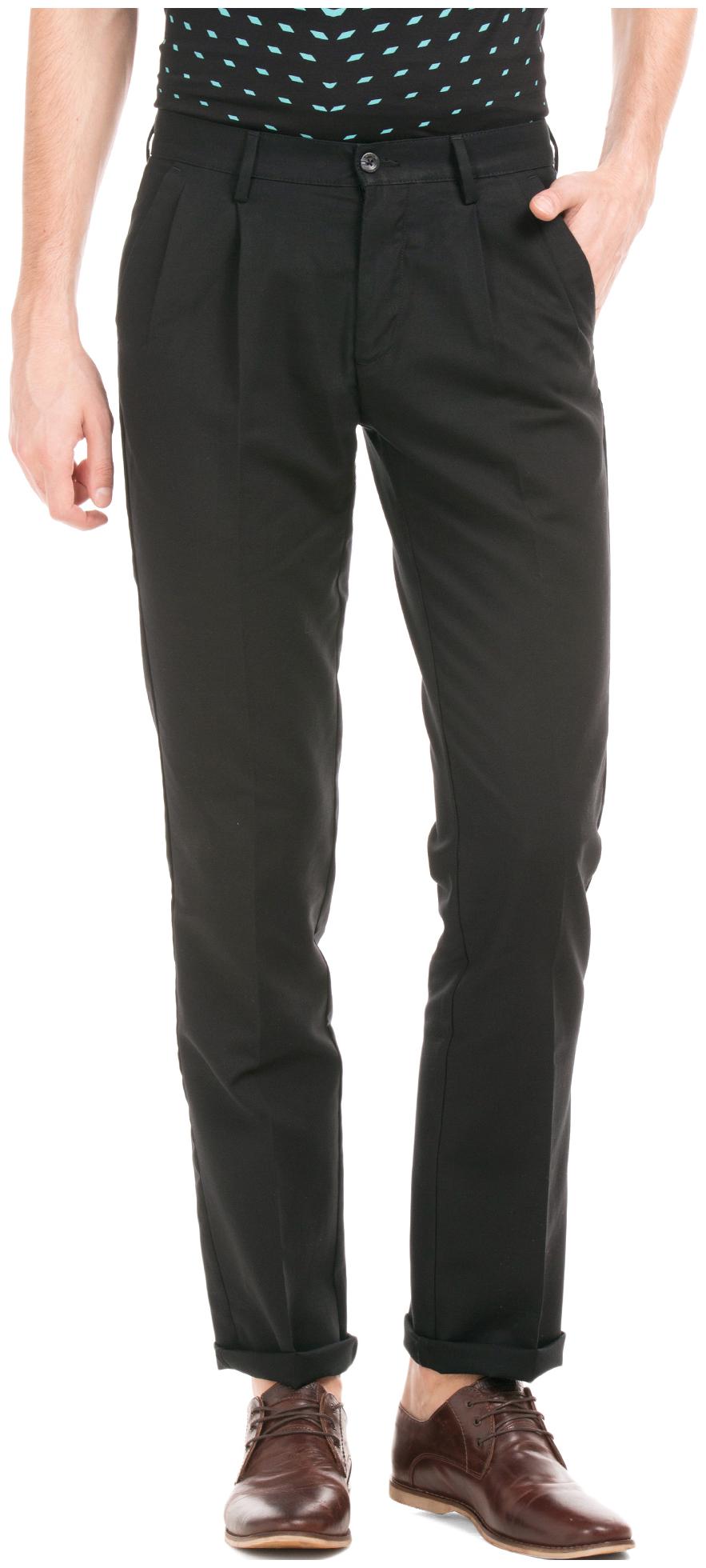 

Arrow Men Solid Regular Fit Formal Trouser - Black