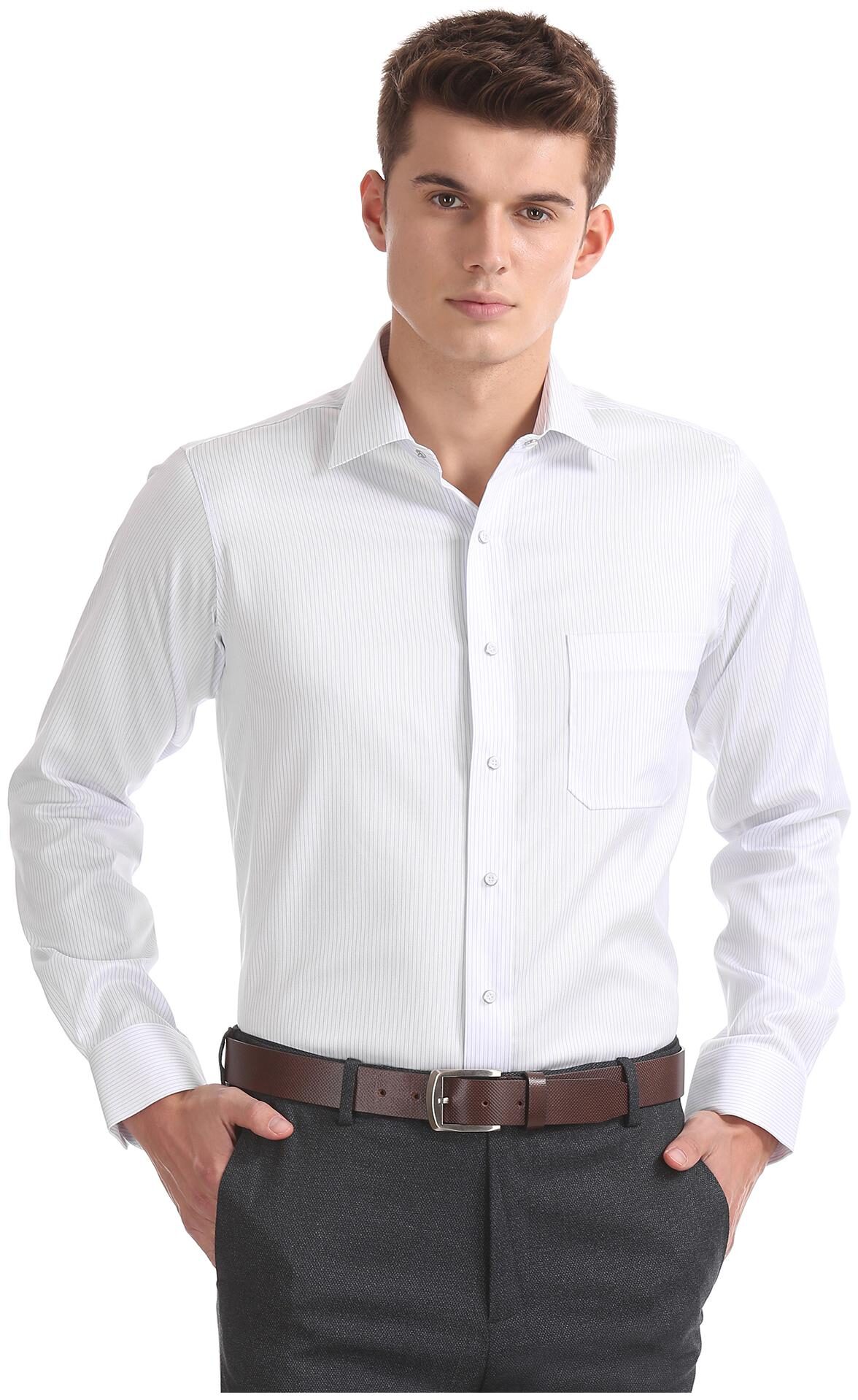 

Arrow Men Regular fit Formal Shirt - White