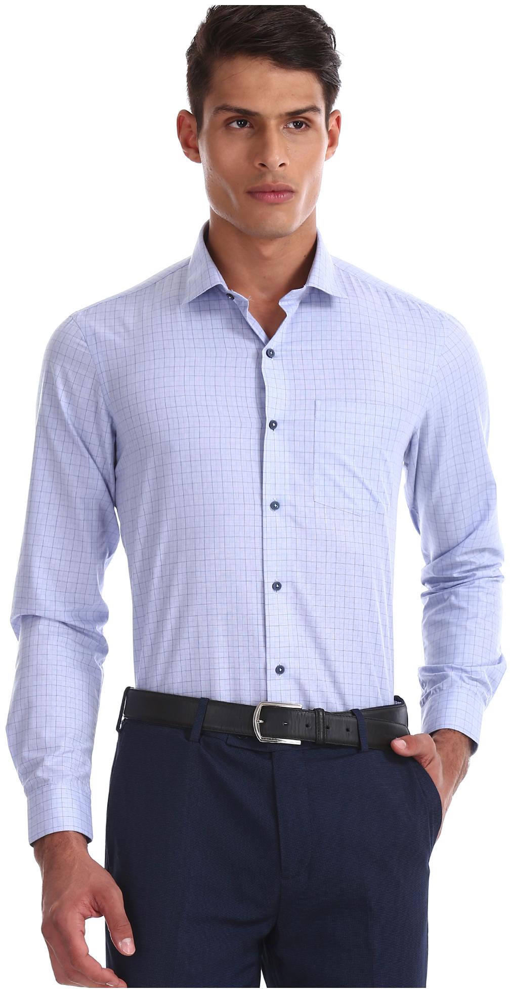 

Arrow Men Slim fit Formal Shirt - Blue