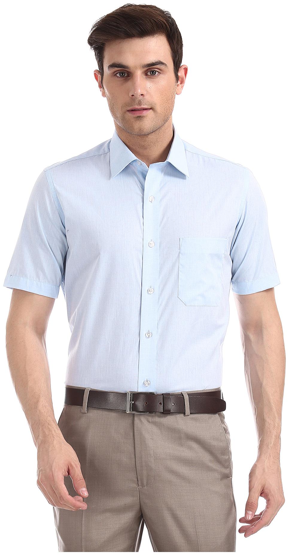 

Arrow Men Regular fit Formal Shirt - Blue
