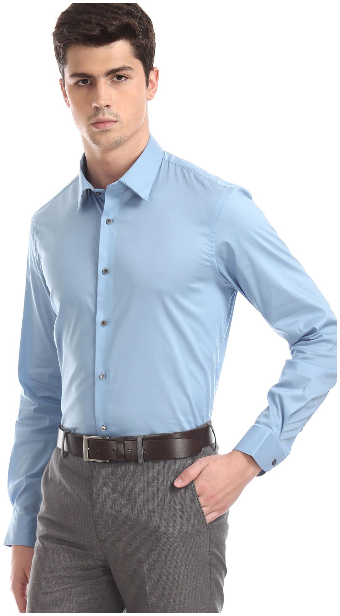 

Arrow Men Slim fit Formal Shirt - Blue