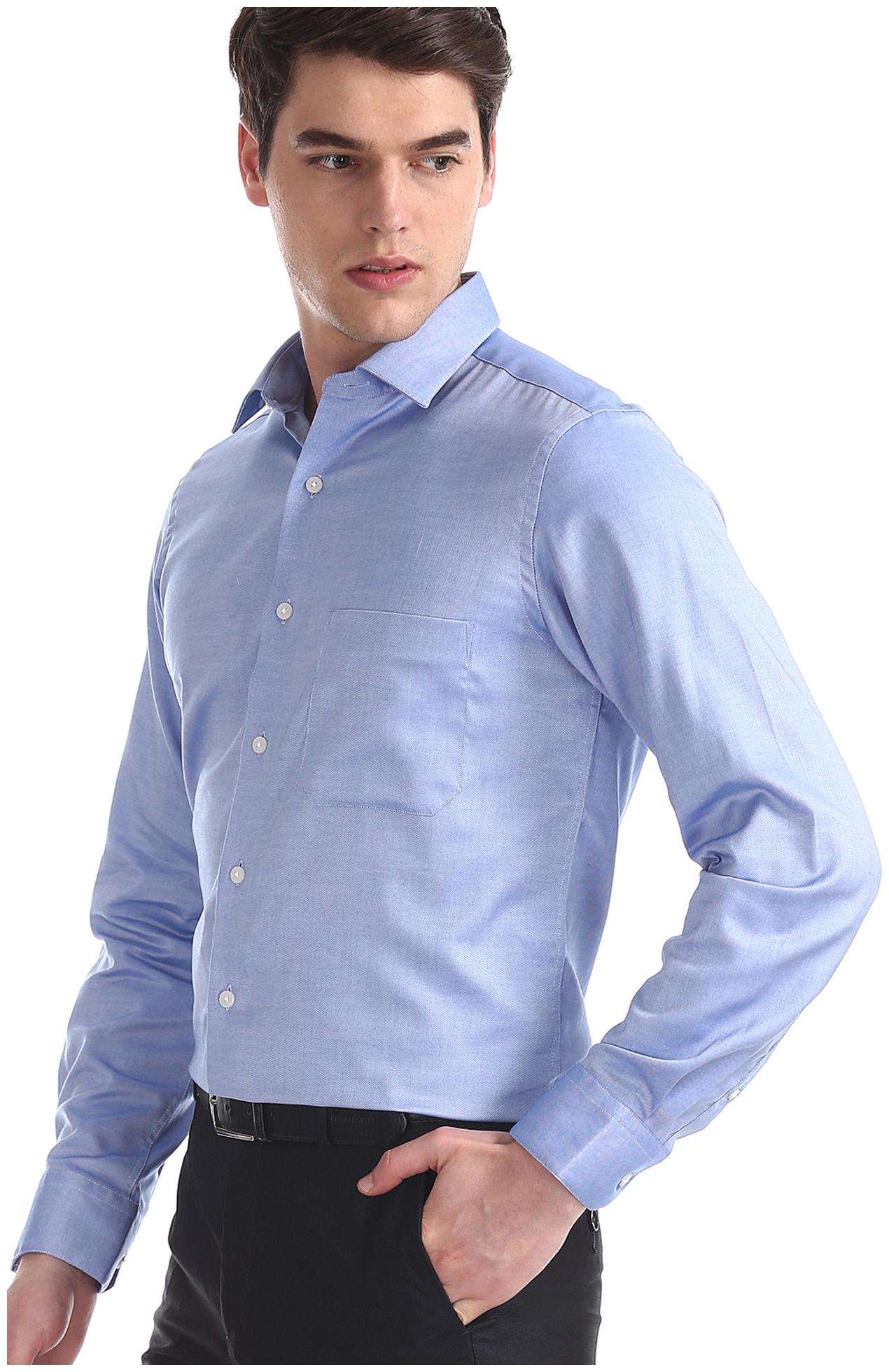 

Arrow Men Regular fit Formal Shirt - Blue