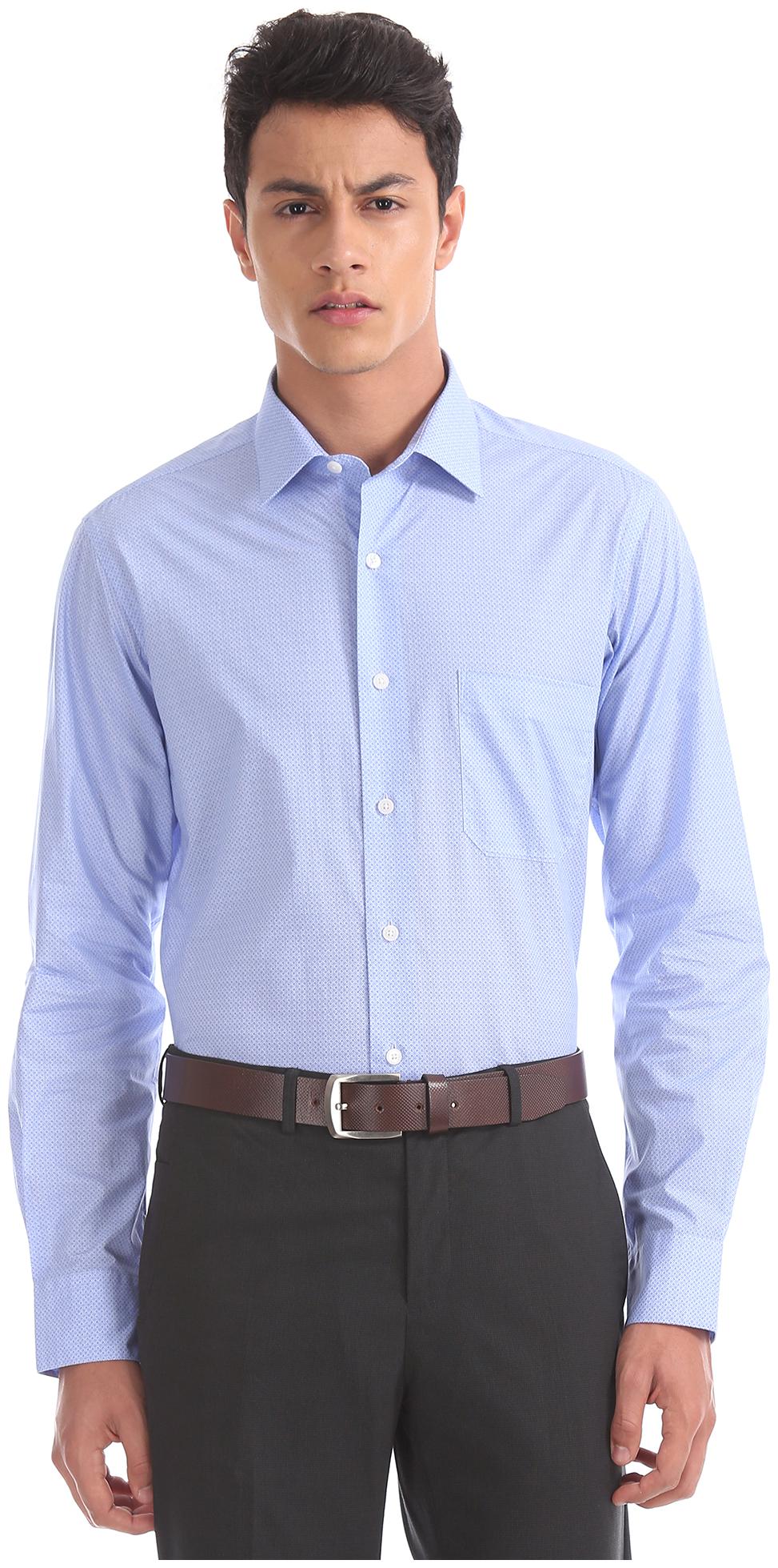 

Arrow Men Regular fit Formal Shirt - Blue
