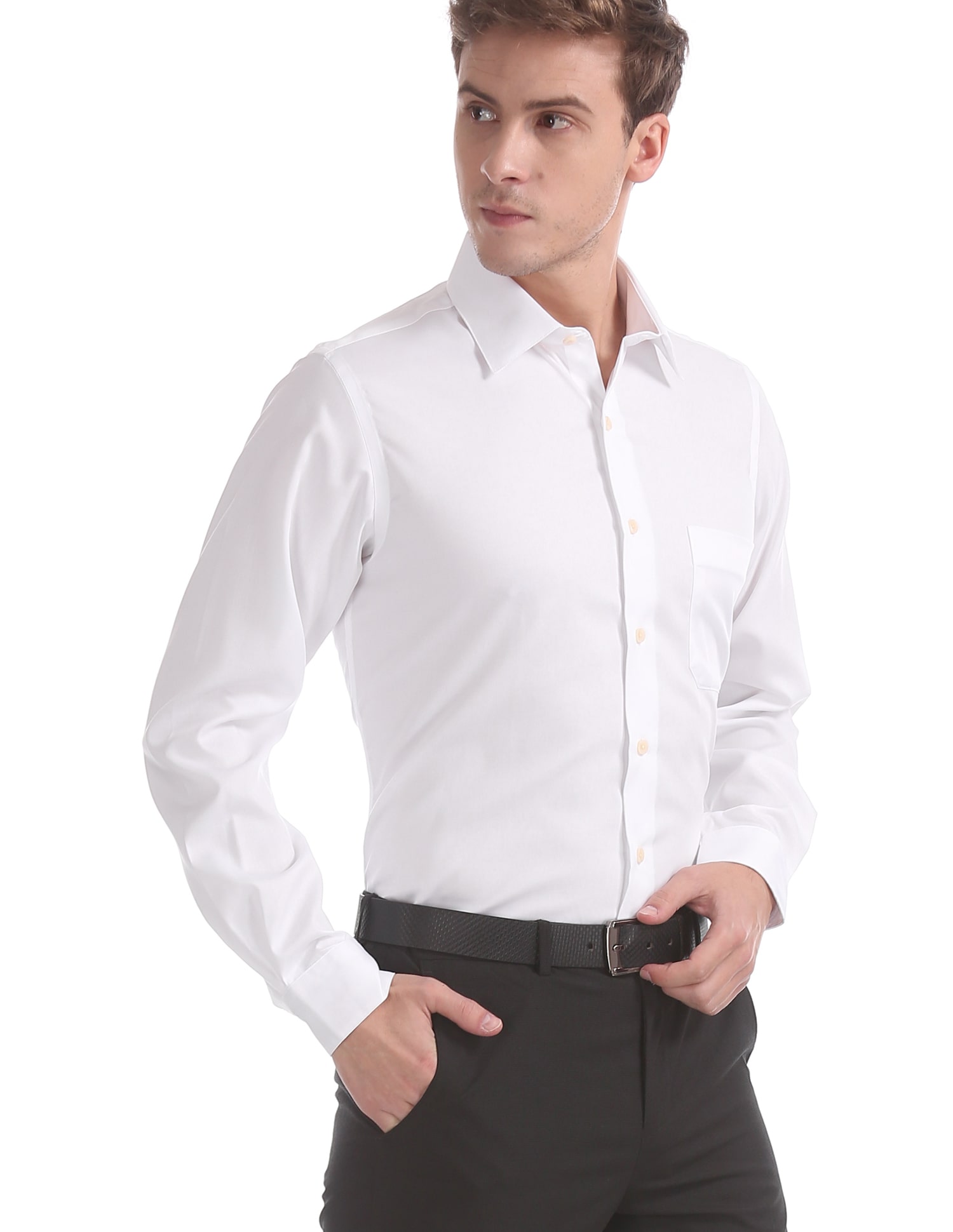 

Arrow Men Regular fit Formal Shirt - White