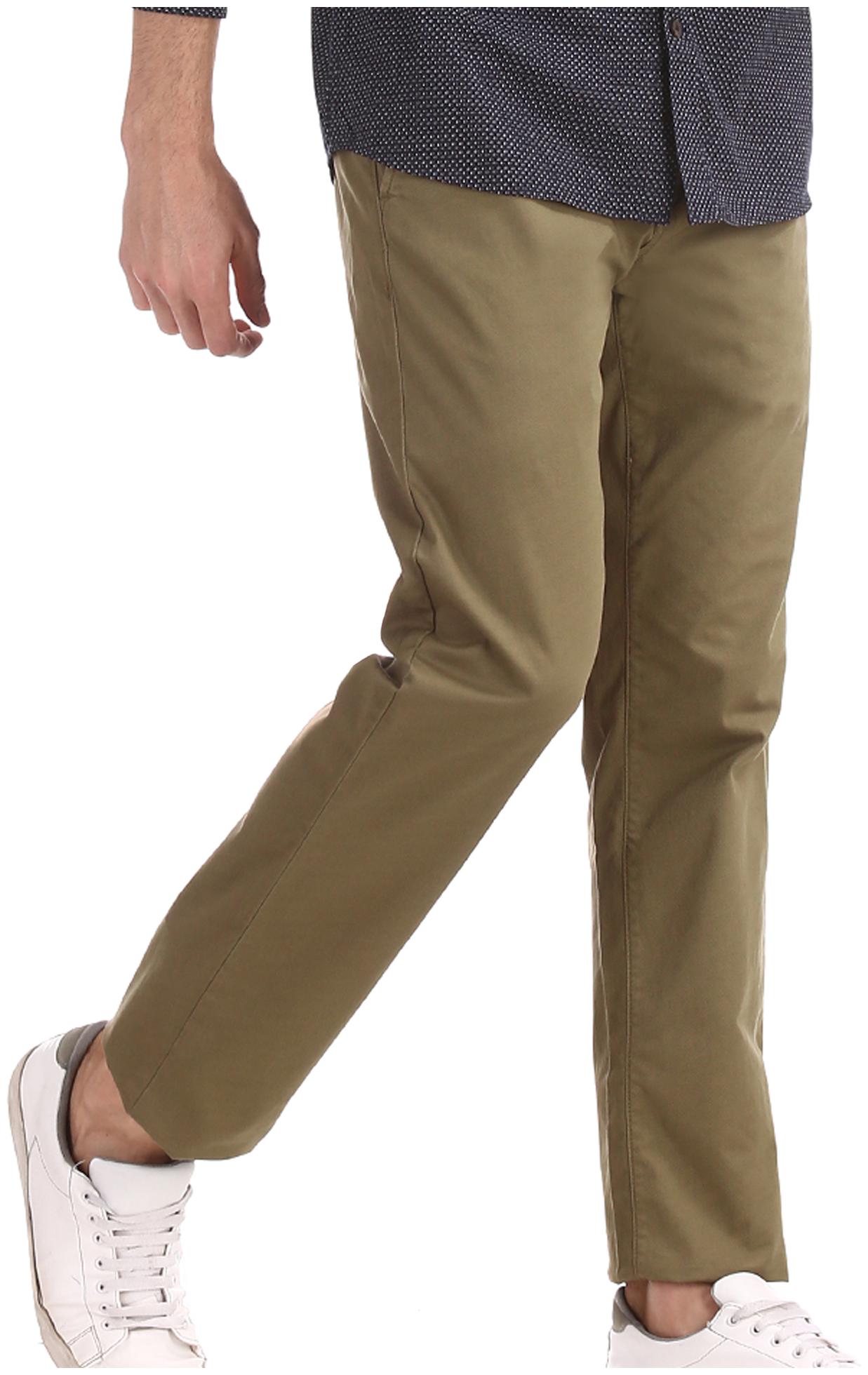 

Arrow Men Brown Printed Slim fit Regular trousers