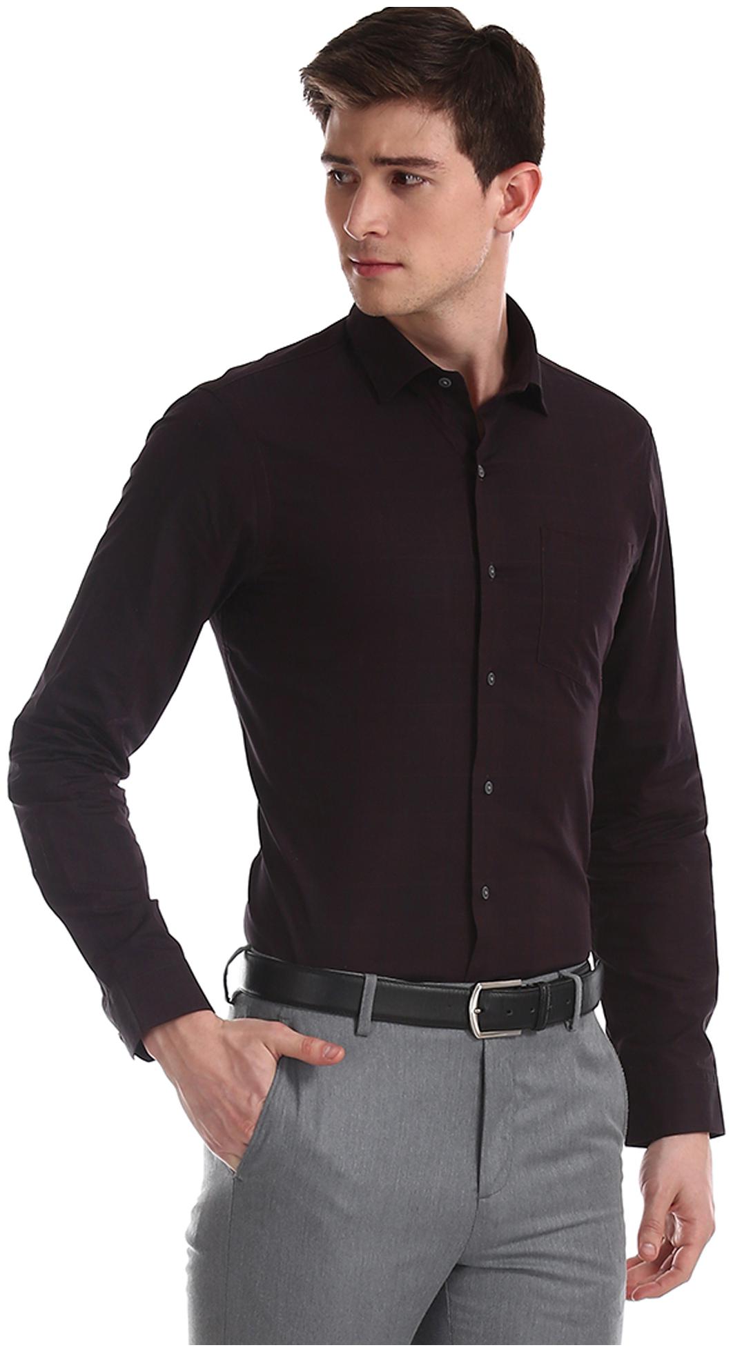 

Arrow Men Slim fit Formal Shirt - Brown