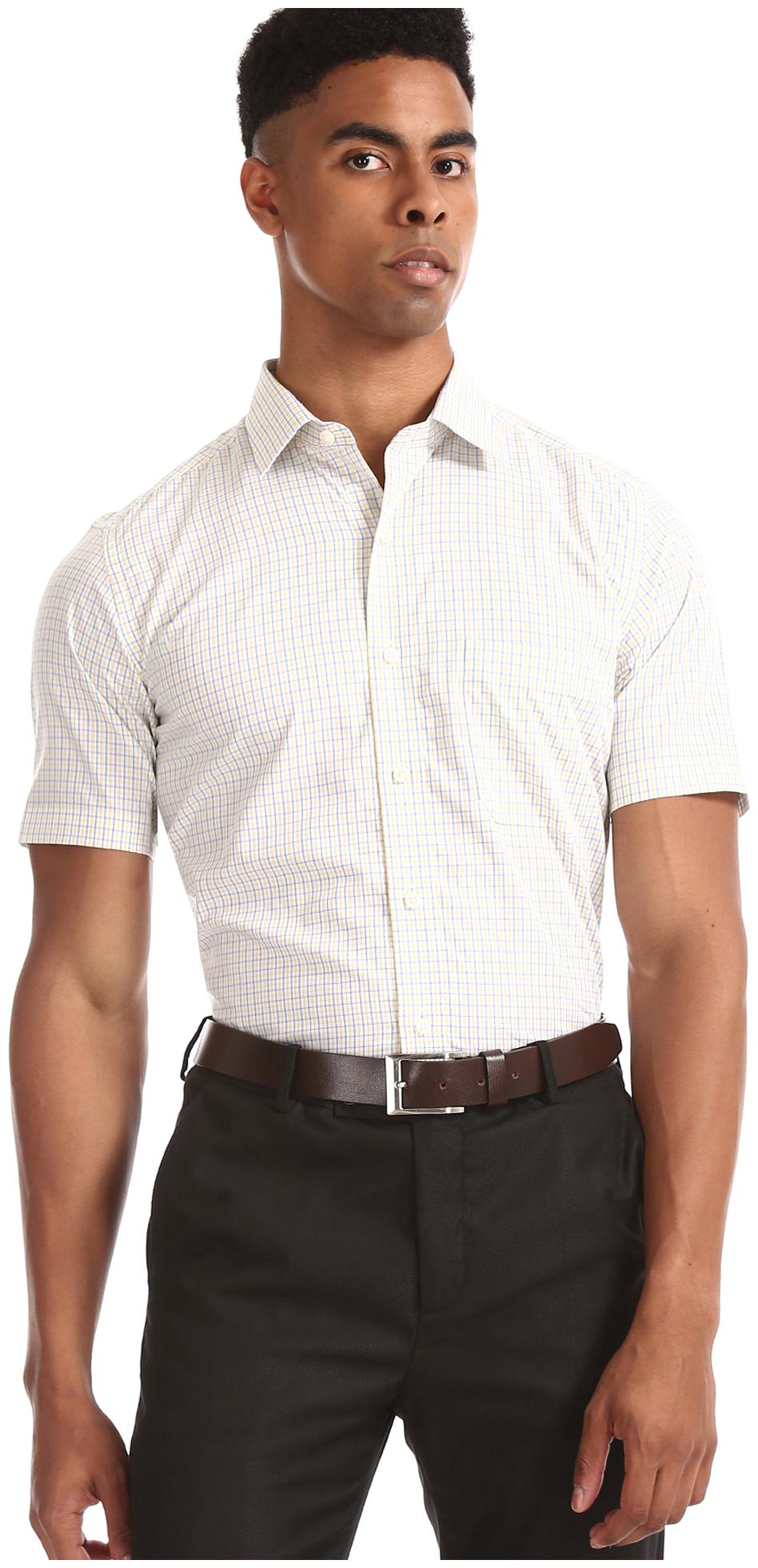 

Arrow Men Regular fit Formal Shirt - Yellow