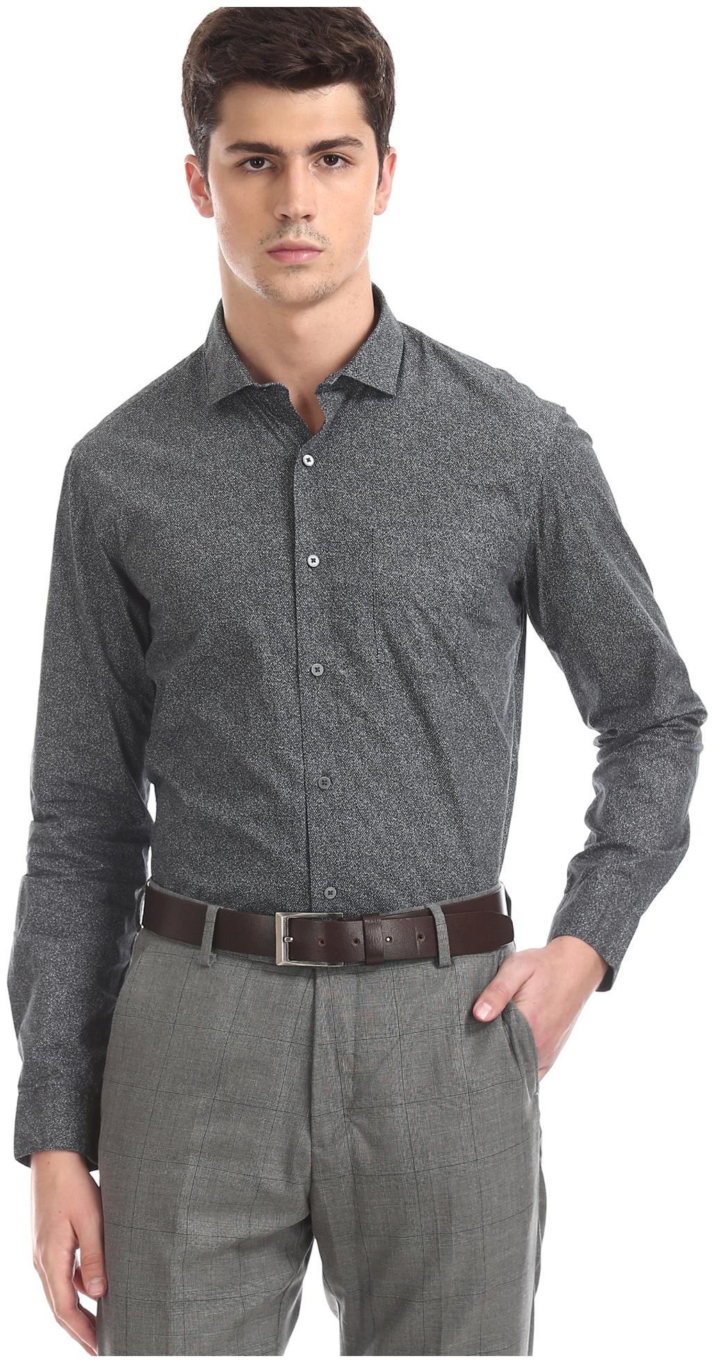 

Arrow Men Slim fit Formal Shirt - Grey