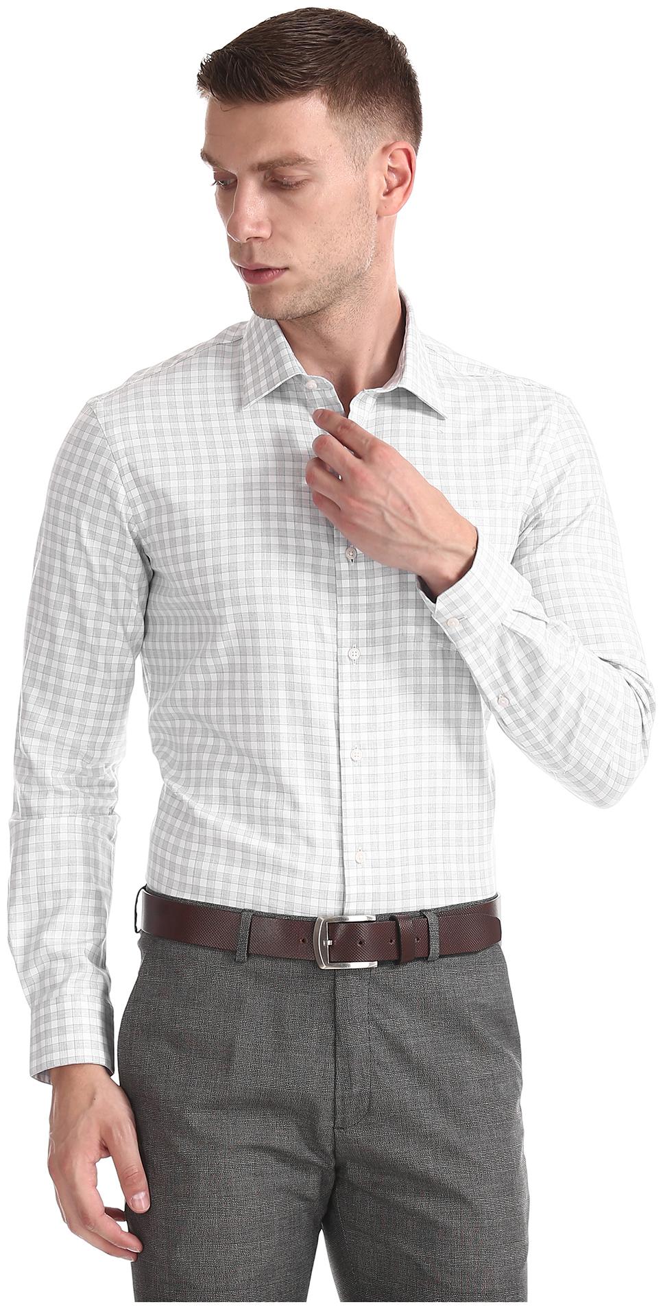 

Arrow Men Slim fit Formal Shirt - Grey