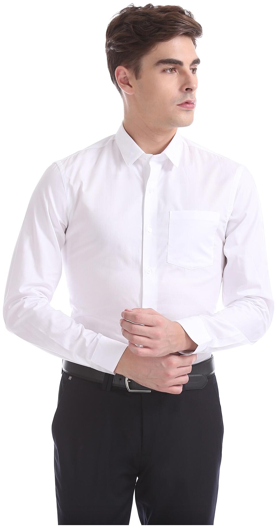 

Arrow Men Regular fit Formal Shirt - White
