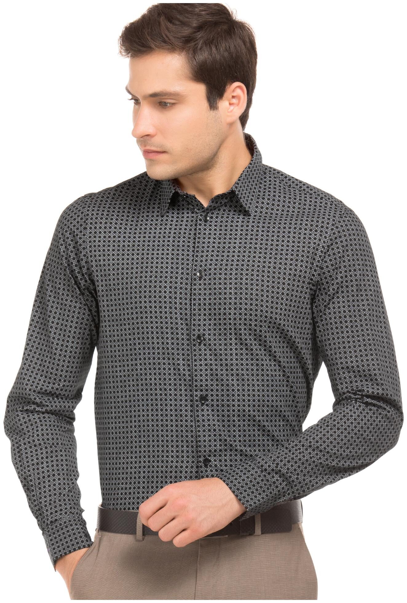 

Arrow Men Slim fit Formal Shirt - Black