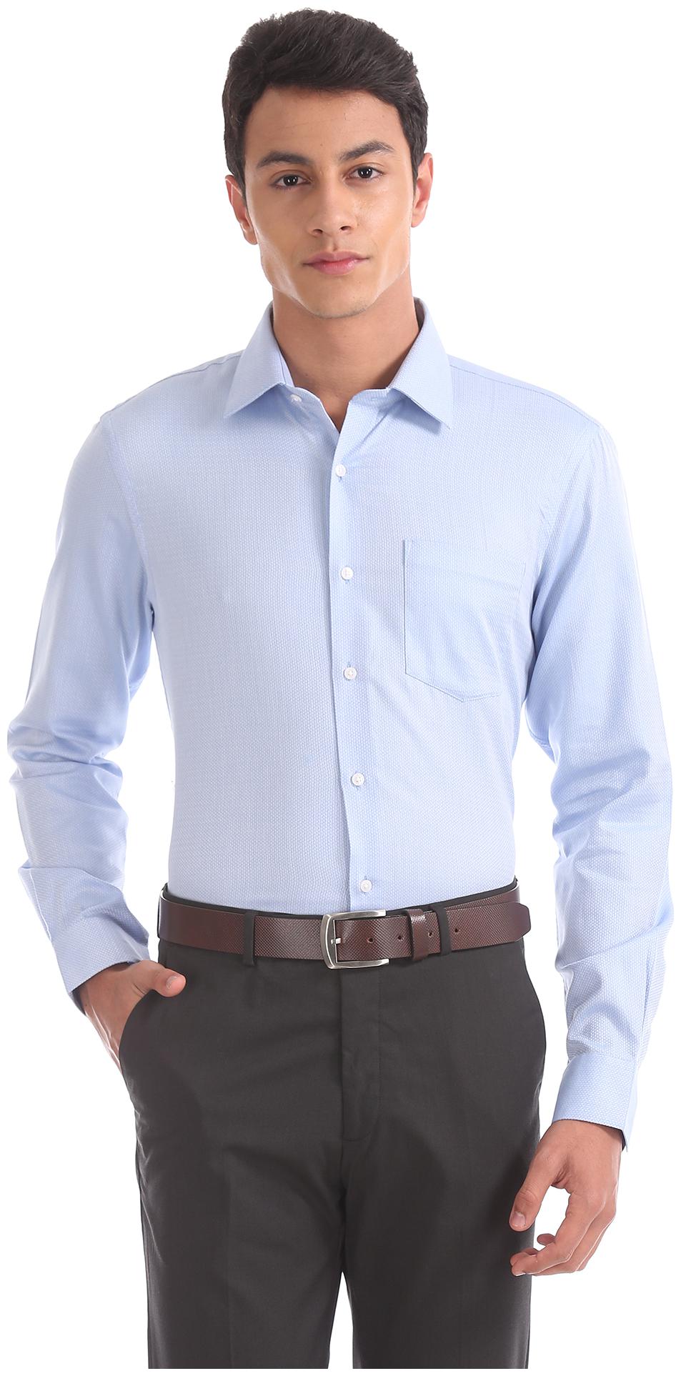 

Arrow Men Slim fit Formal Shirt - Blue
