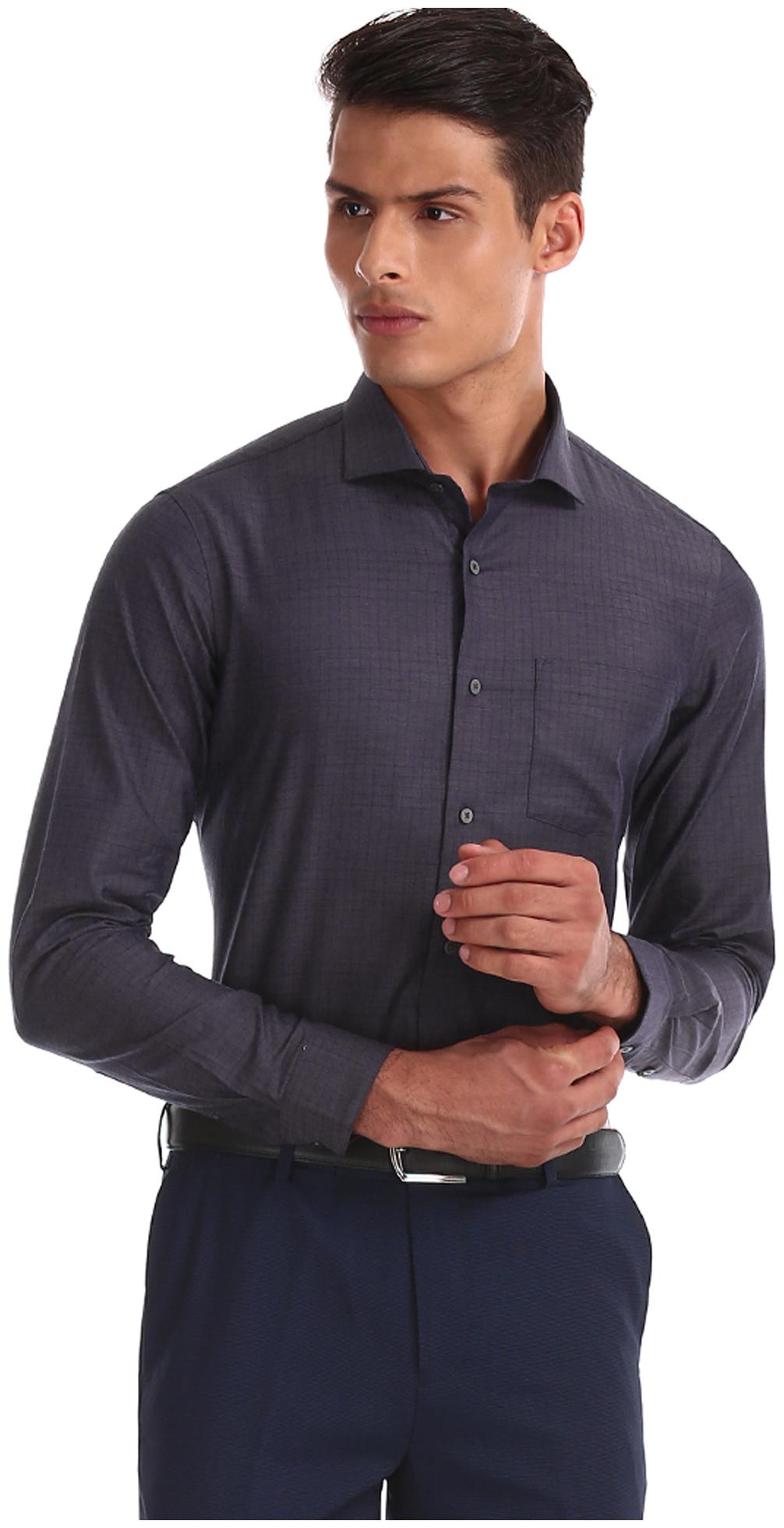 

Arrow Men Slim fit Formal Shirt - Purple
