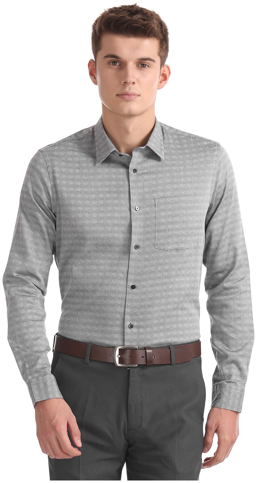

Arrow Men Slim fit Formal Shirt - Black