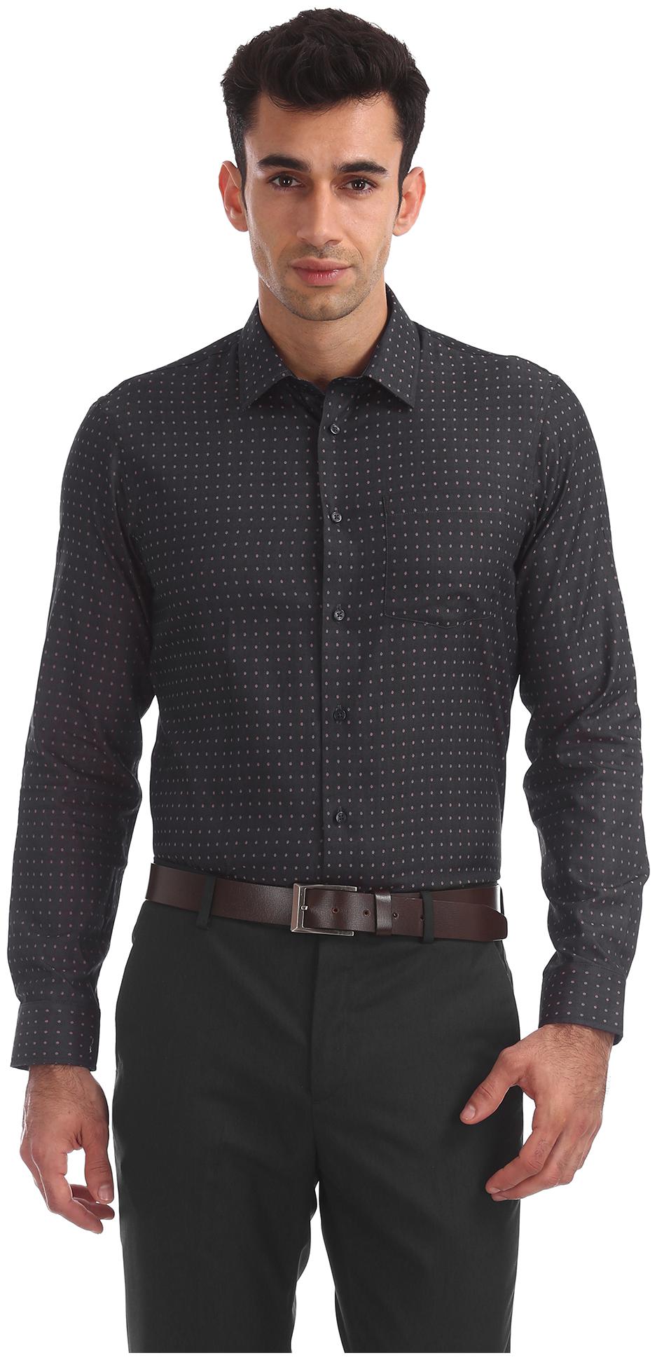 

Arrow Men Slim fit Formal Shirt - Grey