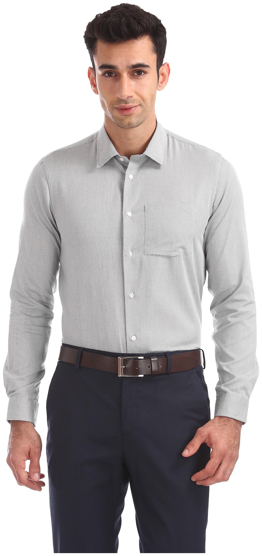 

Arrow Men Slim fit Formal Shirt - Grey