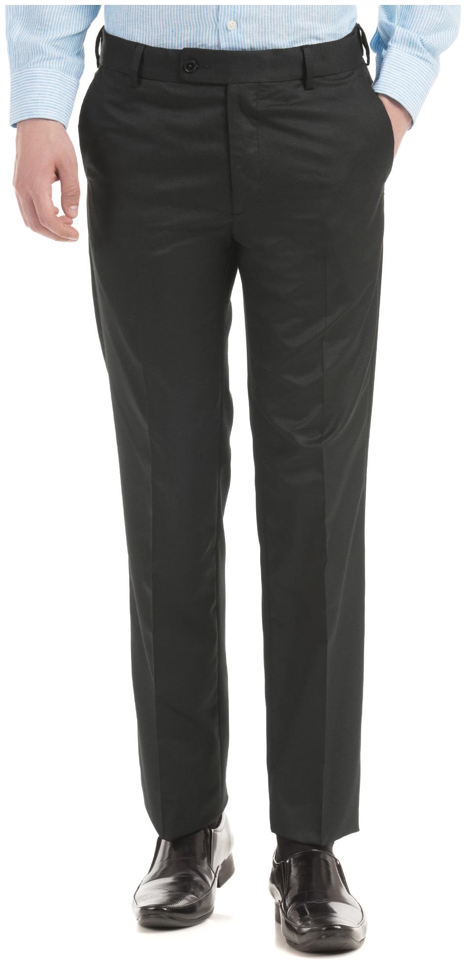 

Arrow Men Solid Regular Fit Formal Trouser - Black