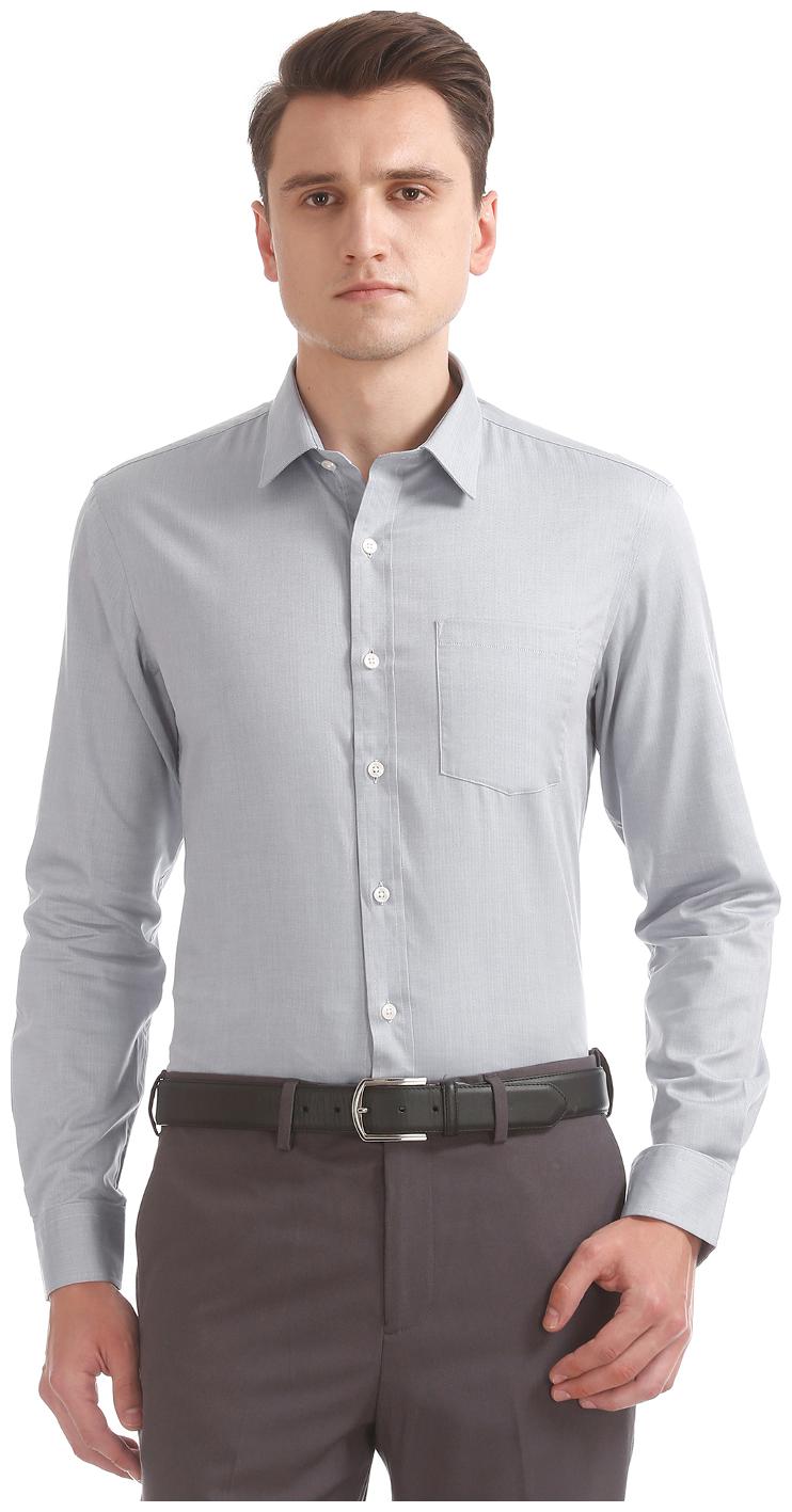 

Arrow Men Slim fit Formal Shirt - Grey