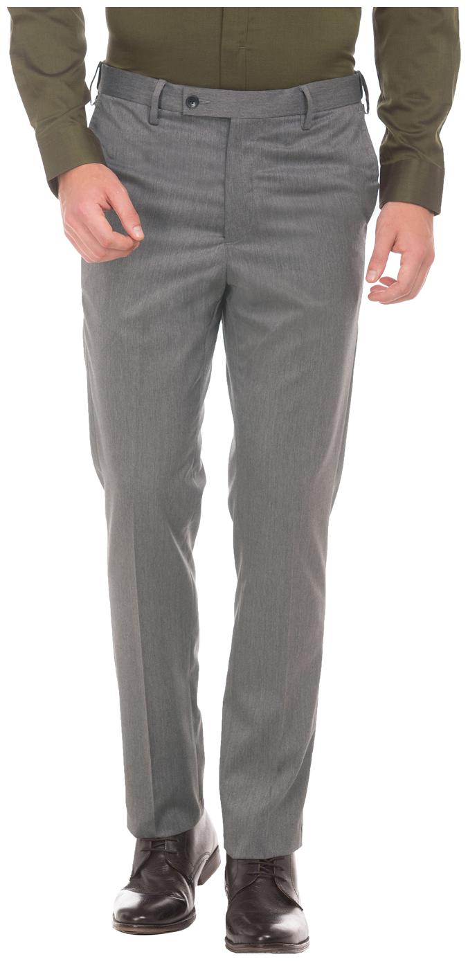 

Arrow Men Solid Tapered Fit Formal Trouser - Grey