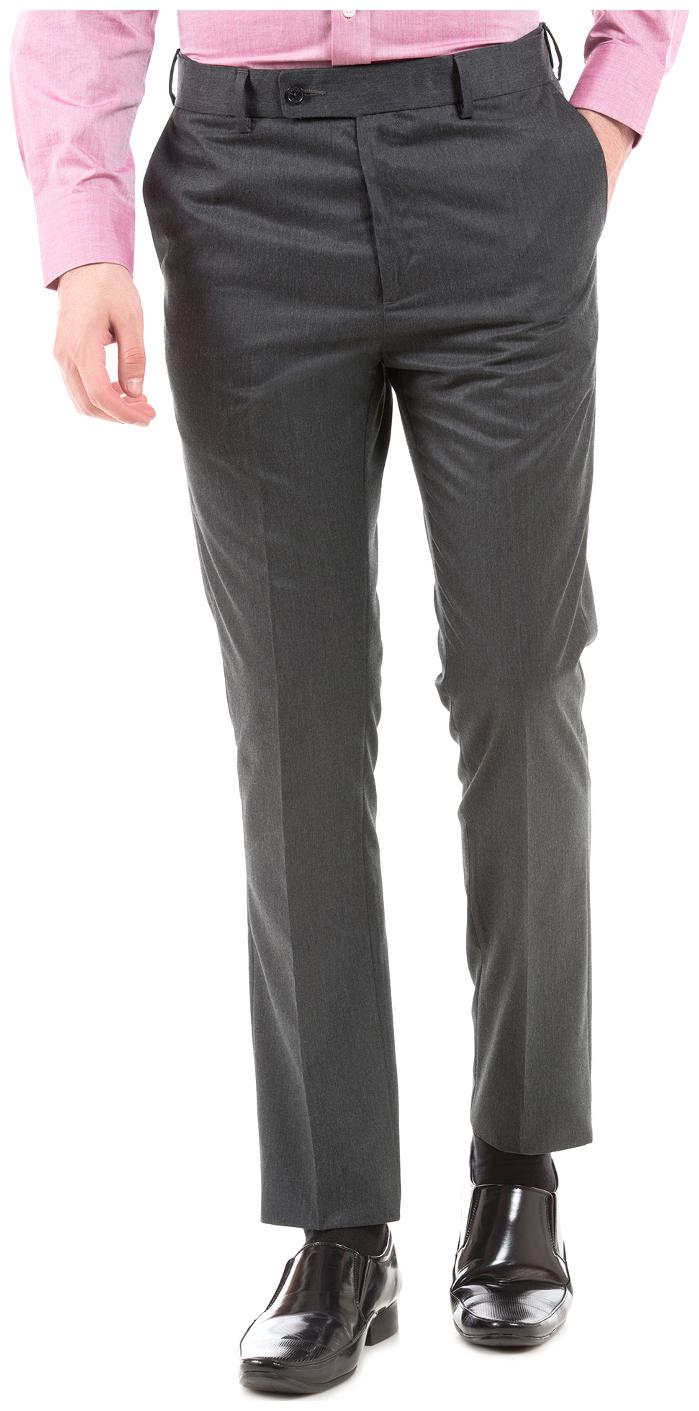 

Arrow Men Solid Tapered Fit Formal Trouser - Grey