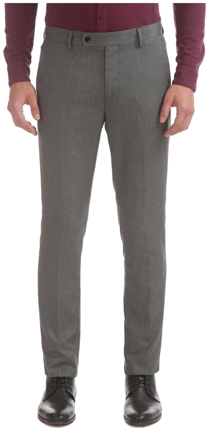 

Arrow Men Solid Slim Fit Formal Trouser - Grey