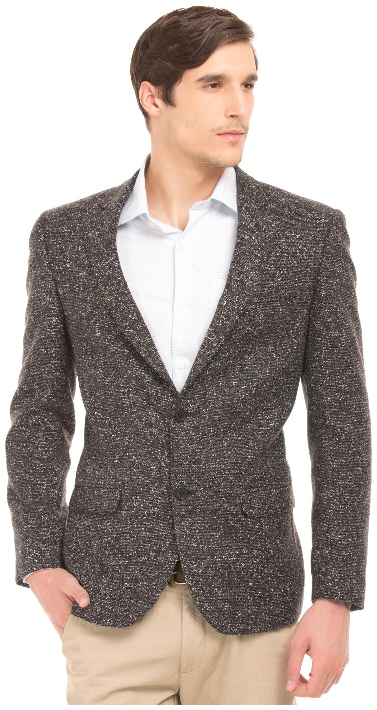 

Arrow Grey Wool Patterned Regular Fit Blazer