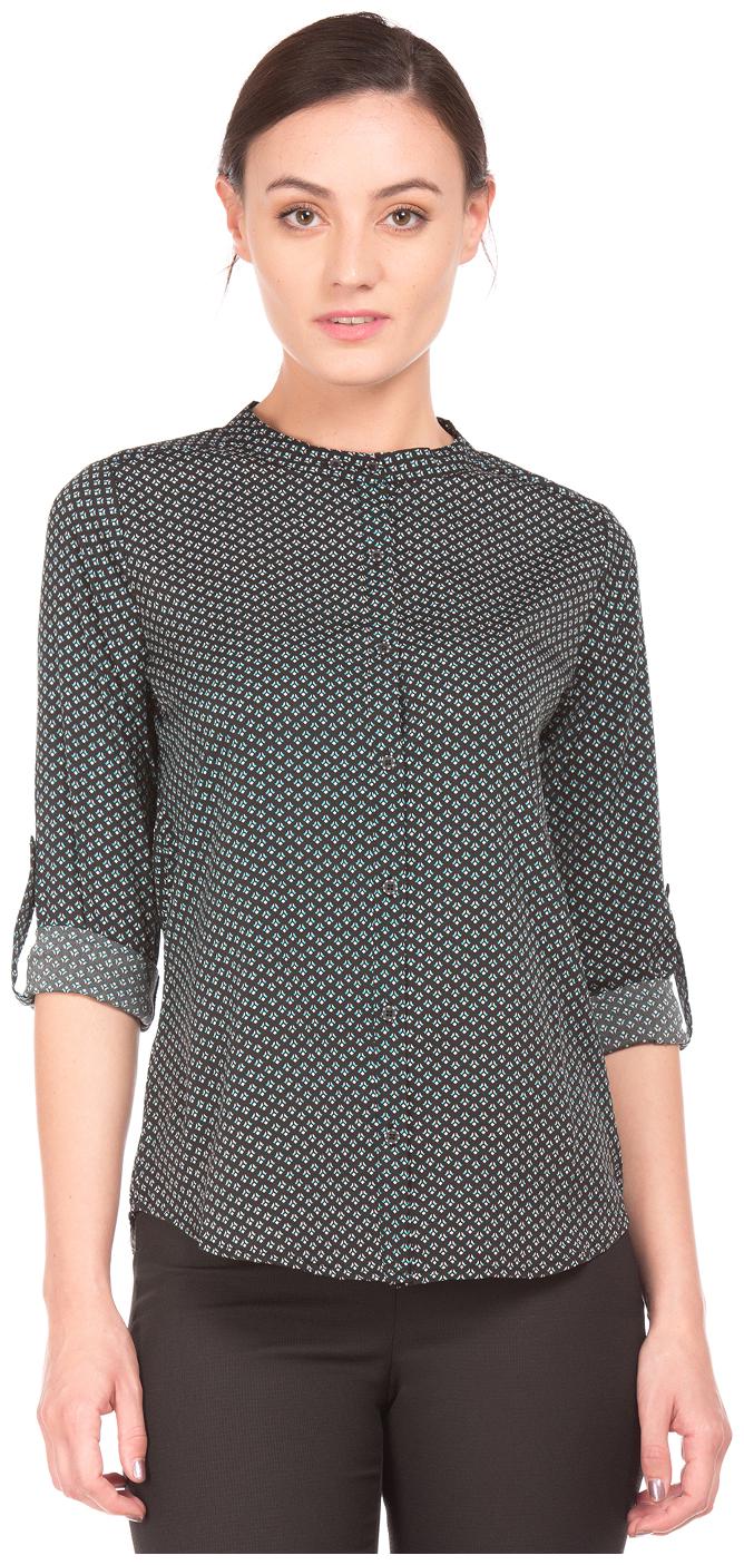 

Arrow Women Black Solid Regular Fit Shirt