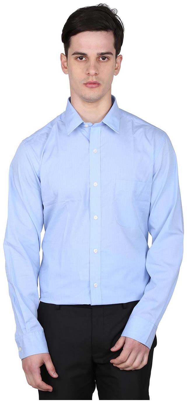 

Arrow Men Blue Solid Regular Fit Casual Shirt