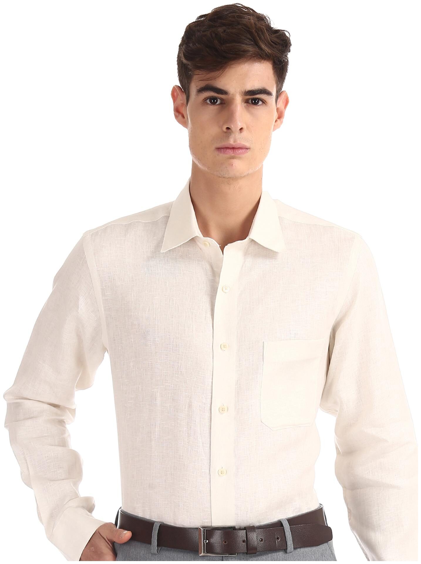

Arrow Men Regular fit Formal Shirt - White
