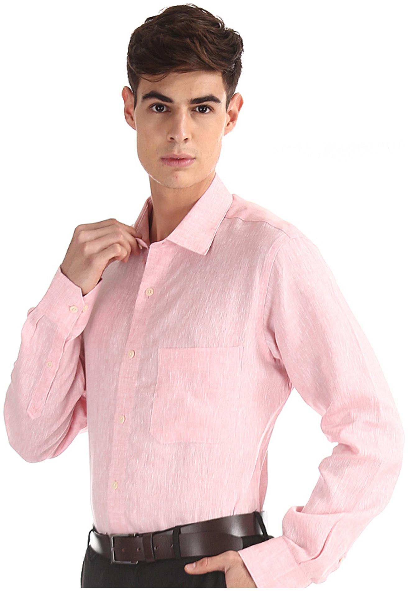

Arrow Men Regular fit Formal Shirt - Pink