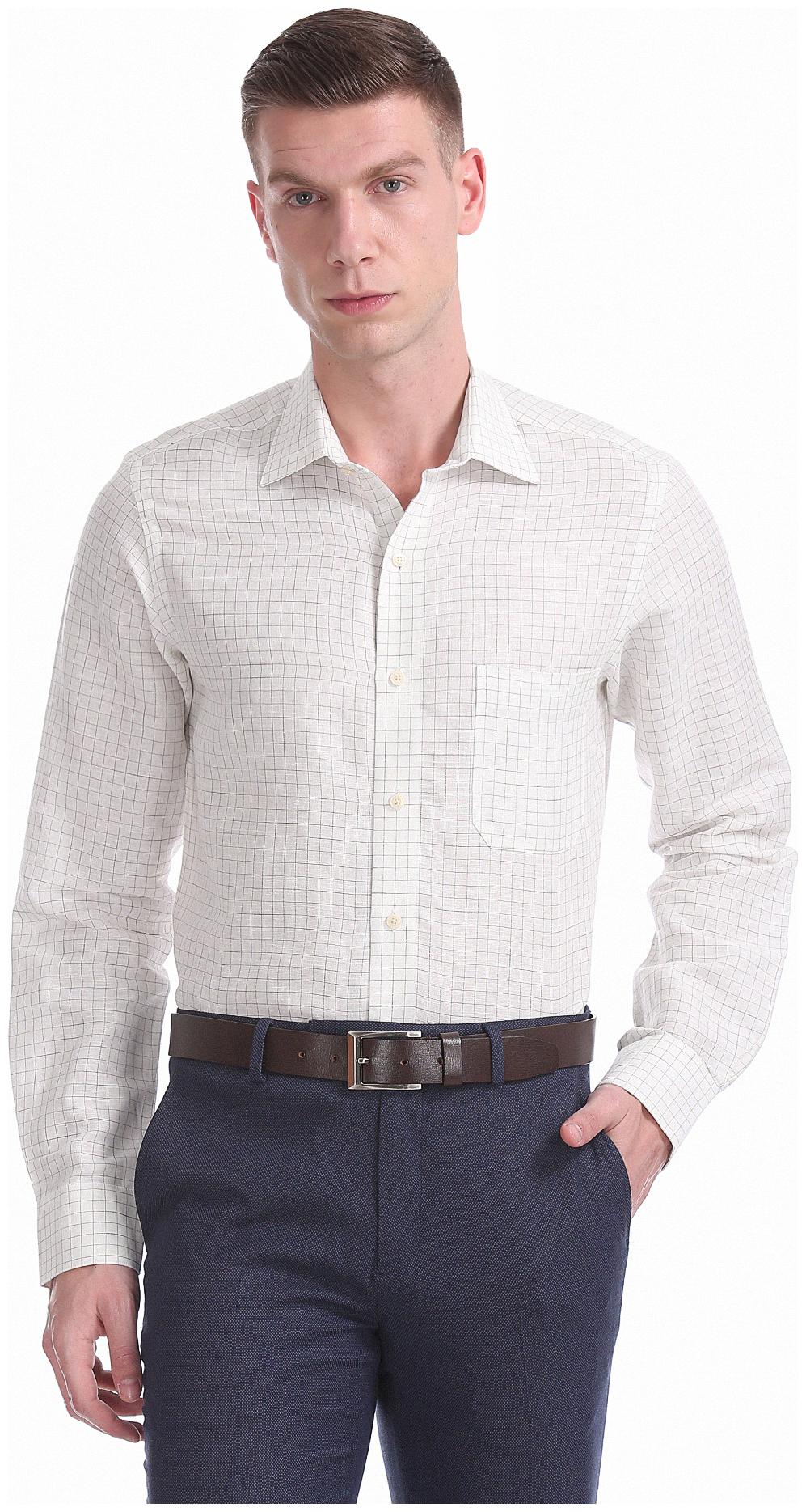 

Arrow Men Regular fit Formal Shirt - White