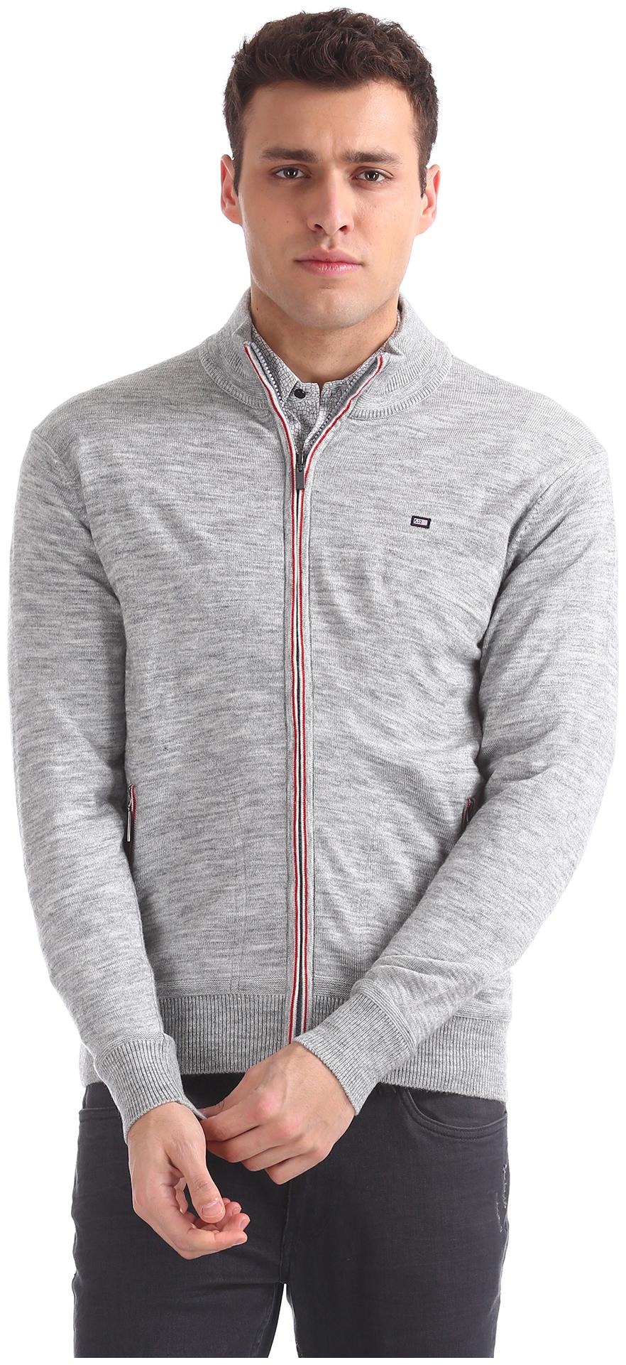 

Arrow Men Acrylic Cardigan Grey