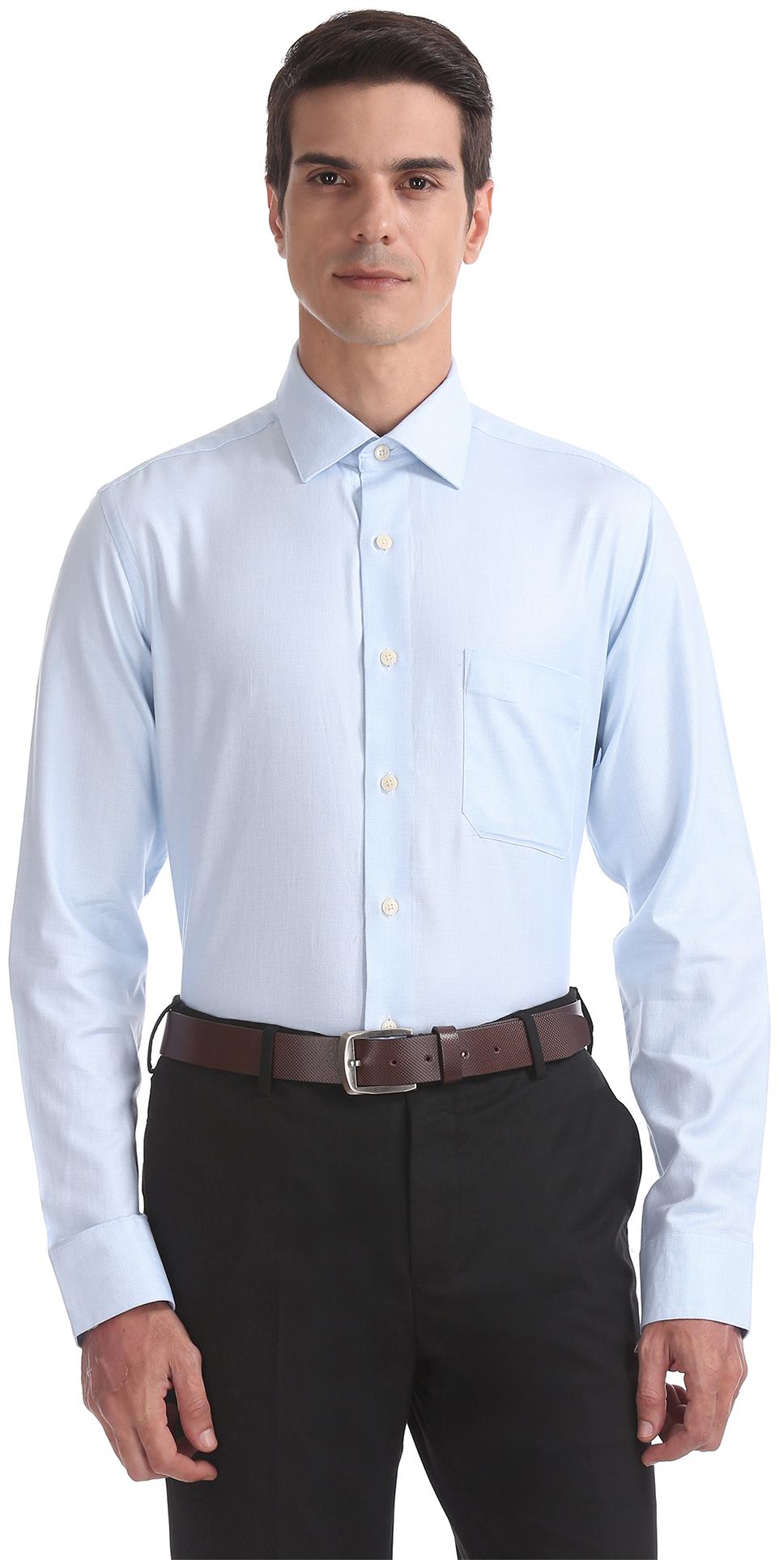 

Arrow Men Regular fit Formal Shirt - Blue
