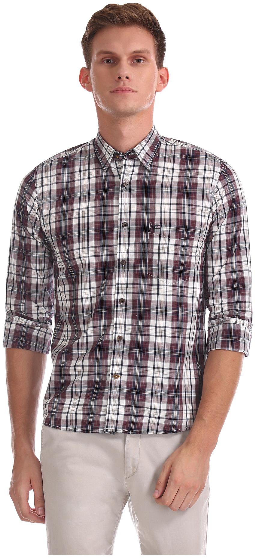 

Arrow Men Multi Checked Regular Fit Casual Shirt