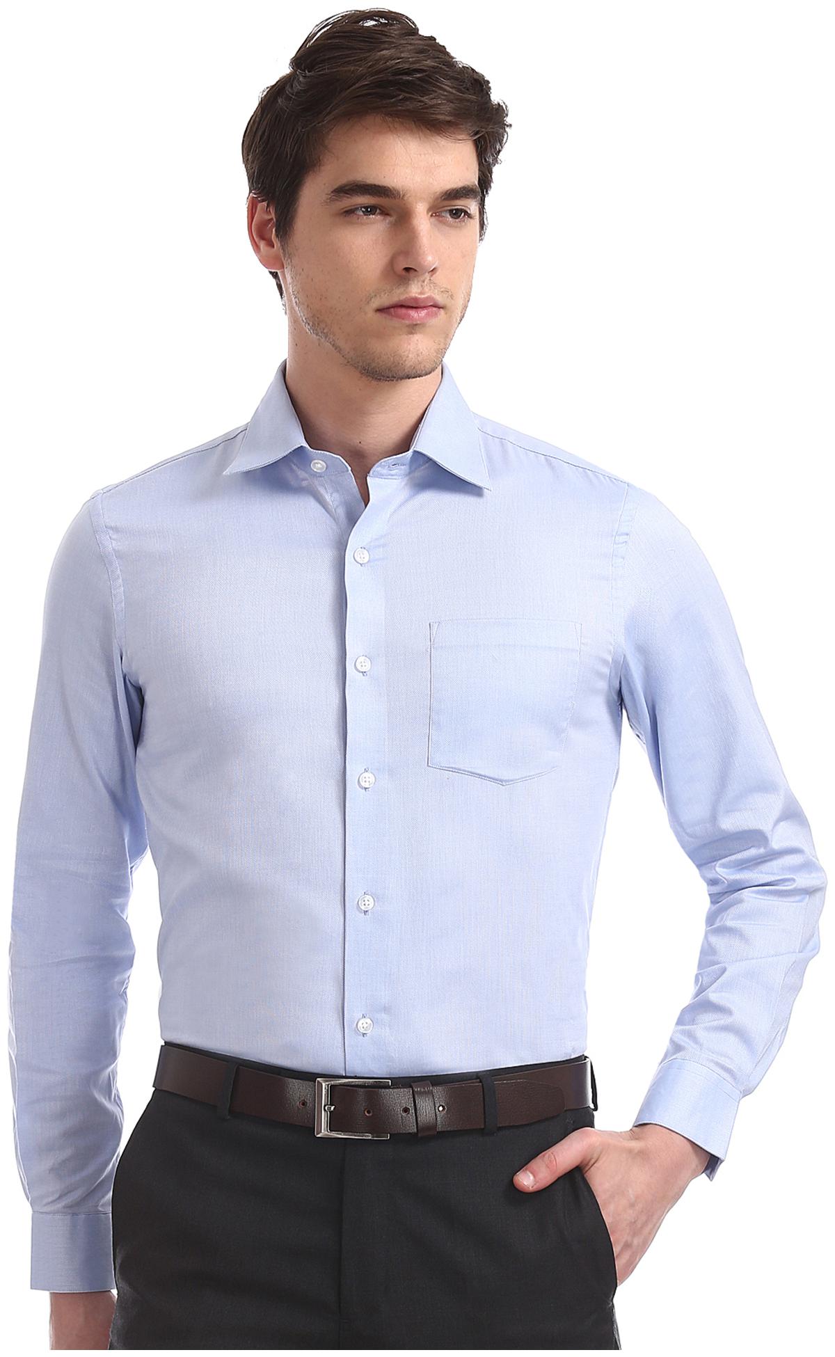 

Arrow Men Slim fit Formal Shirt - Blue