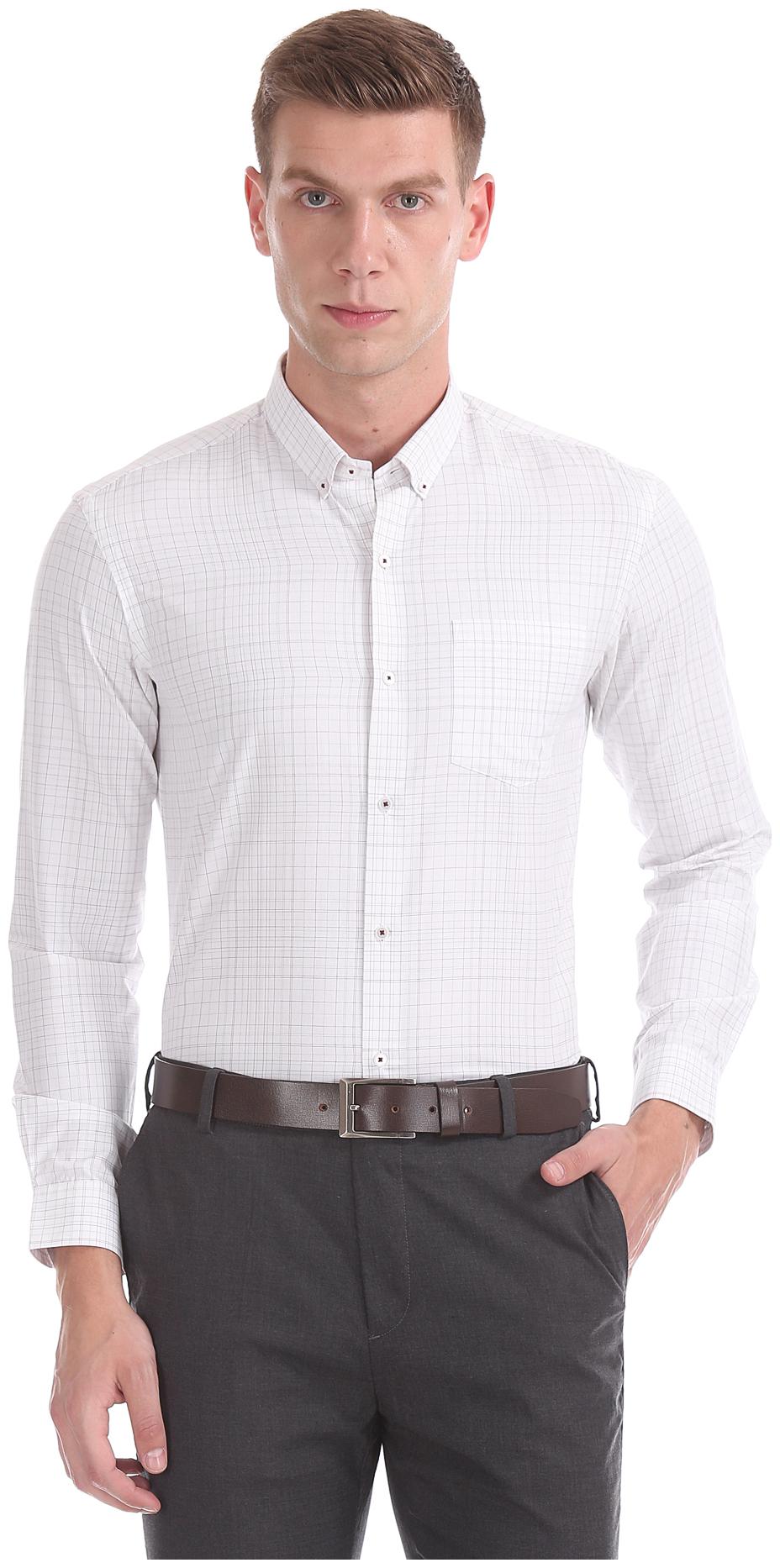 

Arrow Men Super slim fit Formal Shirt - White